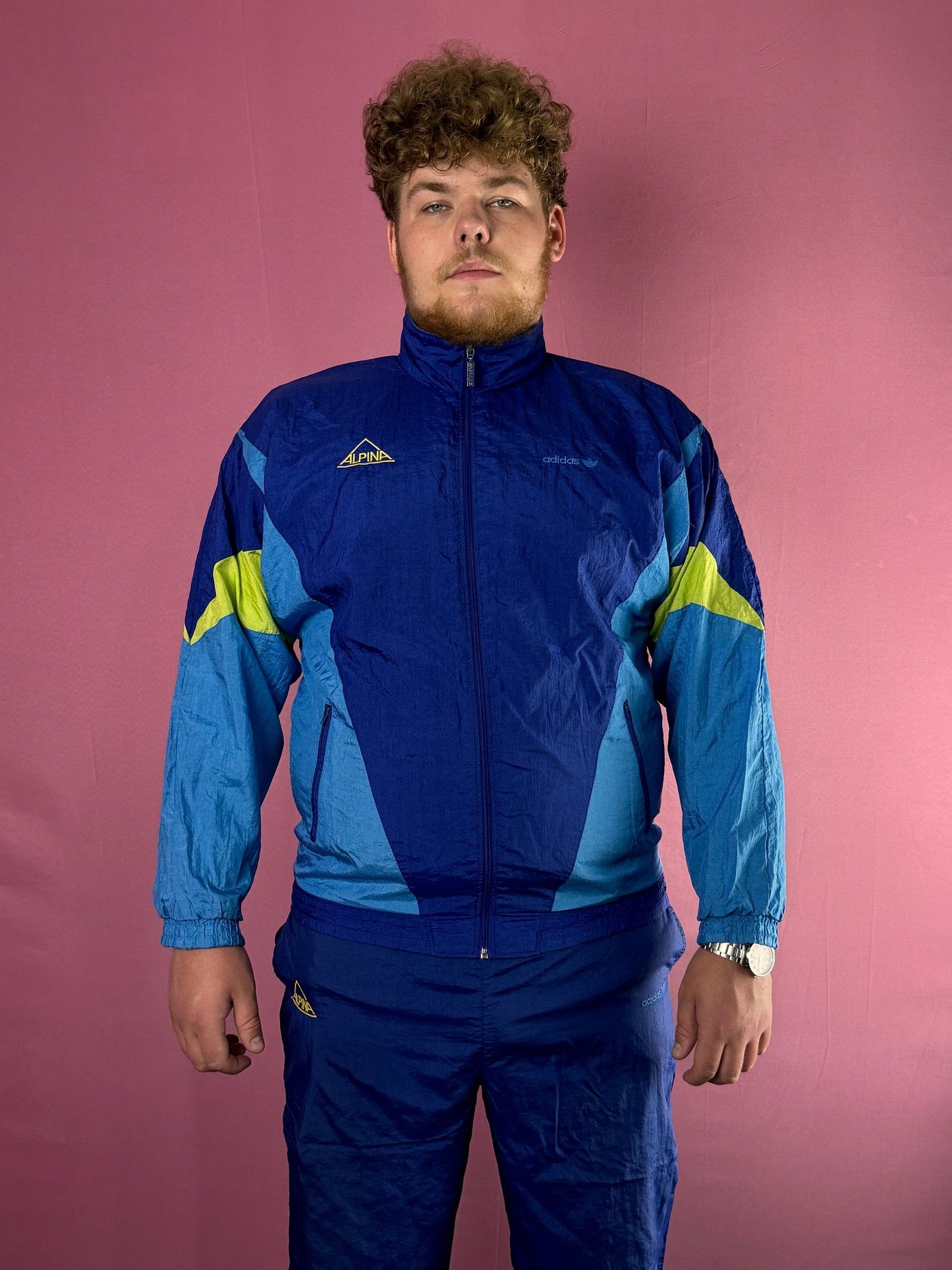 Adidas Adidas x Alpina 80s Tracksuit Set L Jacket & Pants Vintage Size US L / EU 52-54 / 3 - 5 Thumbnail