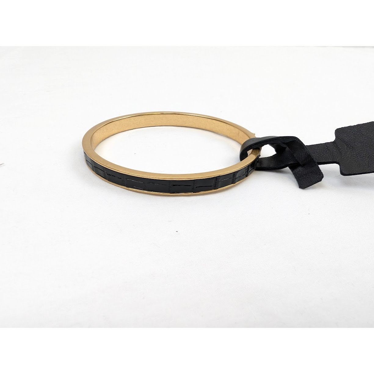 Saint Laurent Paris o1rshd1 Size: L / Bracelet in Gold/Black Size ONE SIZE - 7 Thumbnail