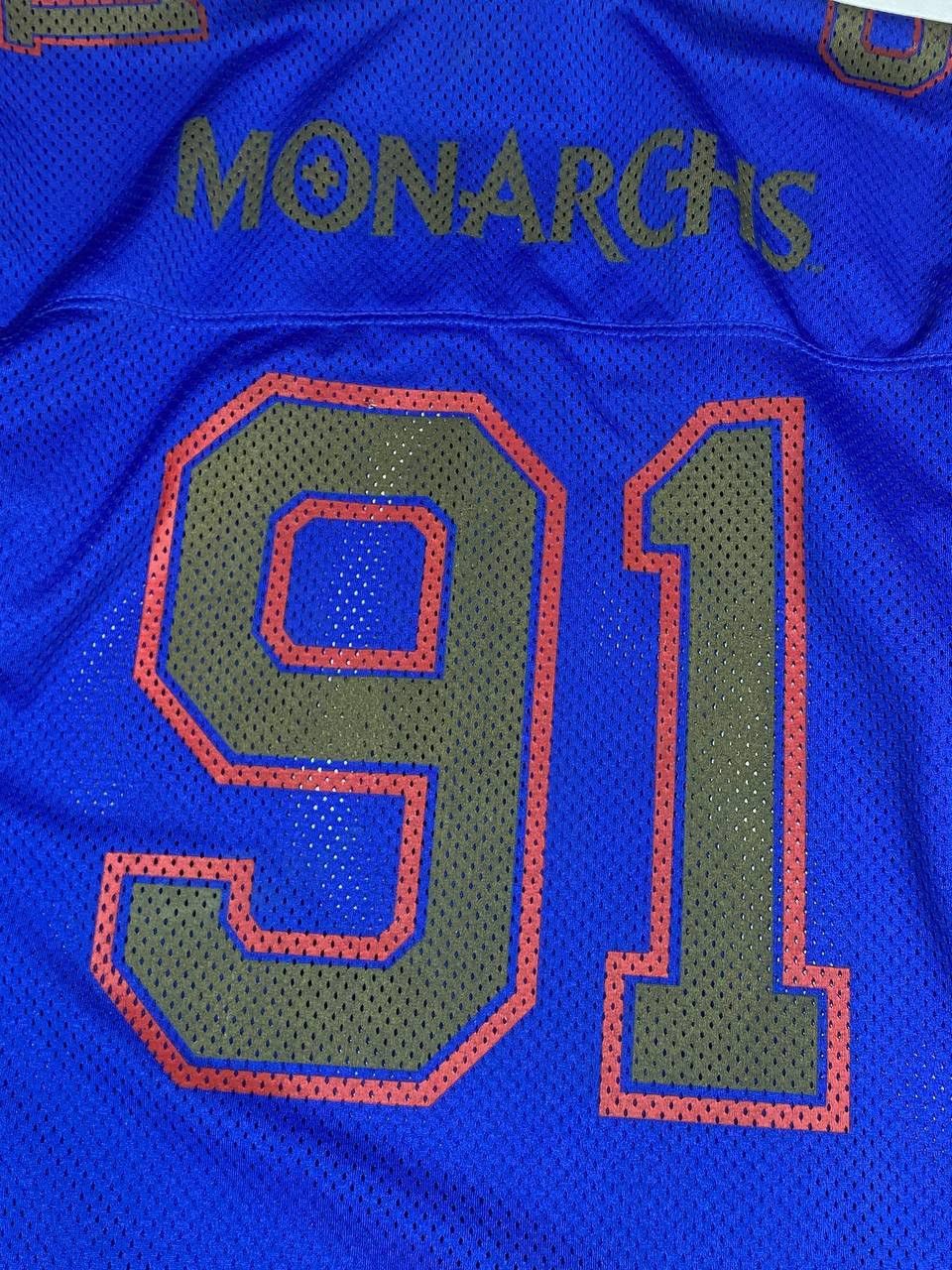 NFL × Vintage Vintage 1991 Official London Monarchs Football Jersey Size US XL / EU 56 / 4 - 10 Thumbnail