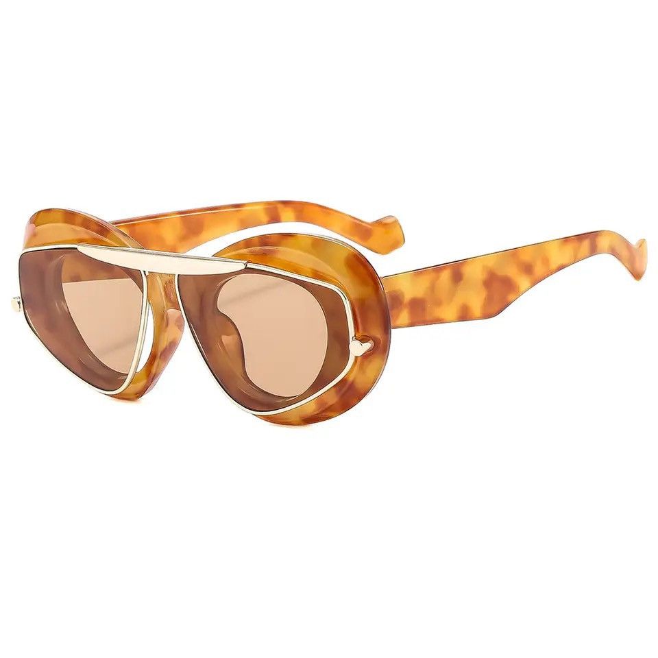 Japanese Brand × Vintage Streetwear Retro Vintage Style Sunglasses Y2k Unisex Size ONE SIZE - 2 Thumbnail