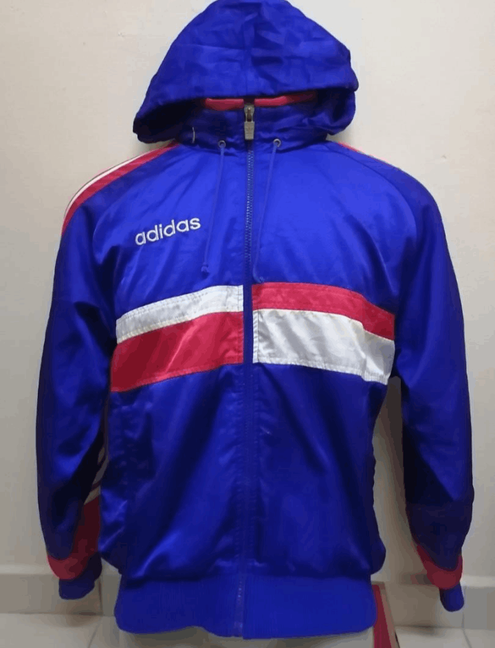 Adidas × Vintage Vintage 90s Adidas trainers jacket Size US L / EU 52-54 / 3 - 2 Thumbnail