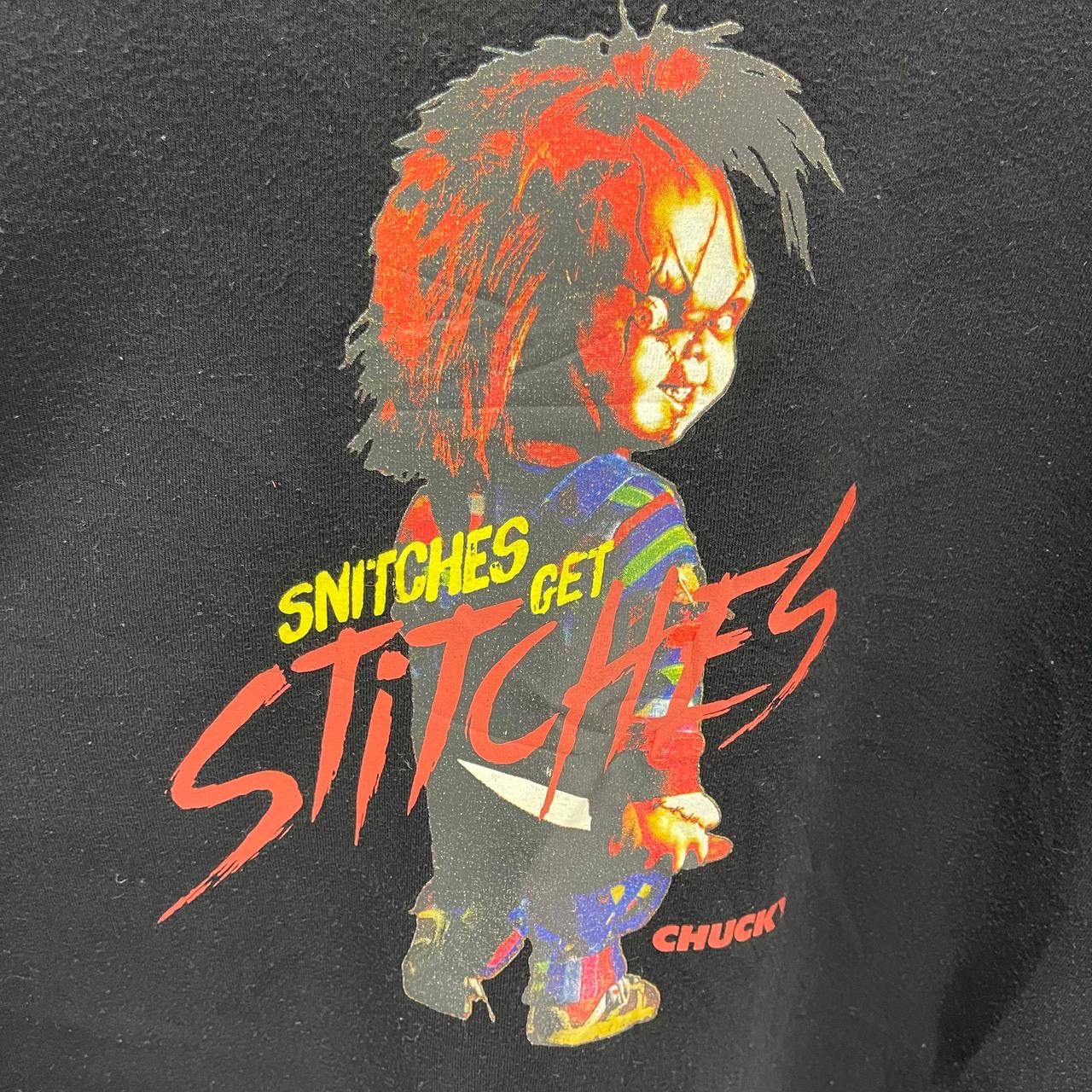 Universal Studios Snitches Get Stitches CHUCKY 4L Sweatshirt #2628/26 Size US XXL / EU 58 / 5 - 2 Thumbnail