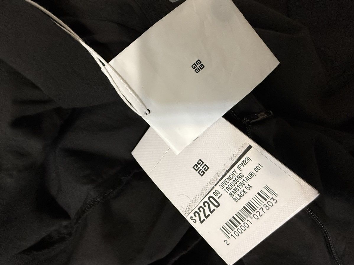 Givenchy Givenchy Black Poplin Cargo Pant Size US 38 / EU 54 - 12 Thumbnail