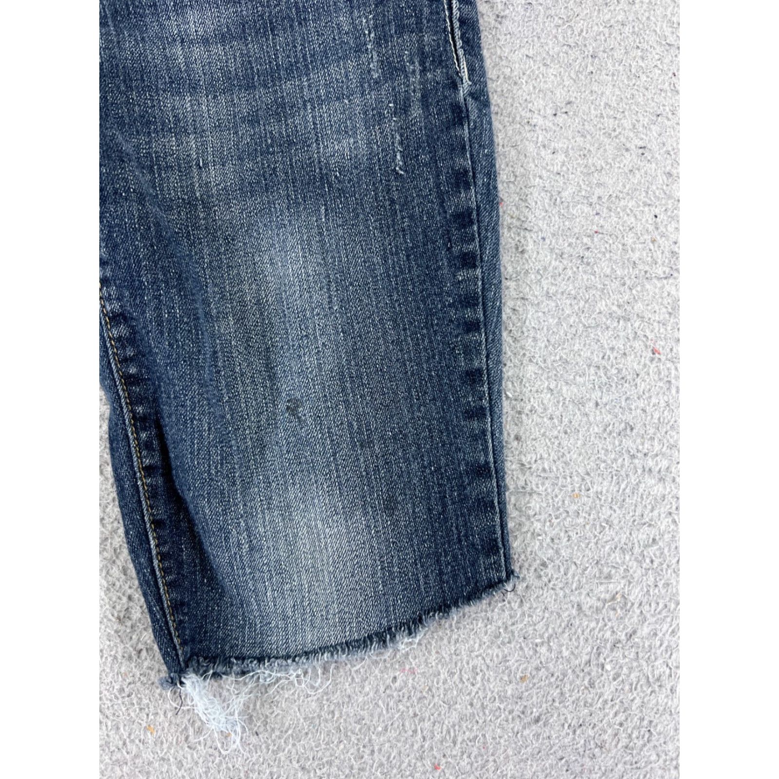 Vintage VINTAGE LEI Shorts Denim Cut-Off Women's 3 25x11 Blue Low Rise 11in Inseam, 5-Pocket, Stretch, Casual Womens Short Size 26" / US 2 / IT 38 - 2 Thumbnail