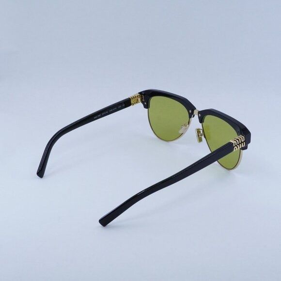 Miu Miu Miu Miu MU09ZS 1AB07O Sunglasses Black Aviator Frame Size ONE SIZE - 12 Thumbnail