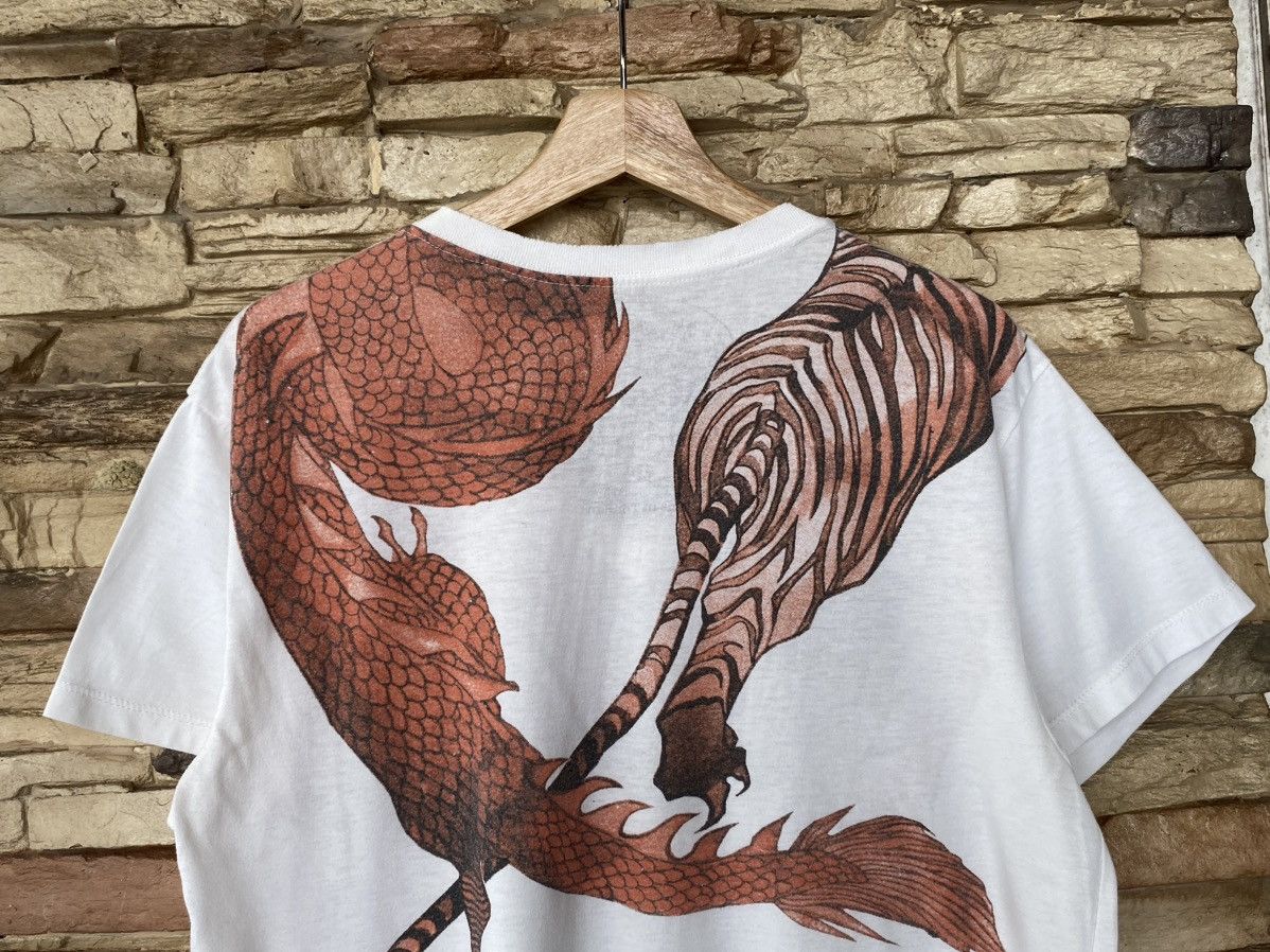 Japanese Brand Sukajan Dragon Vs Tiger V Neck Tees Size US L / EU 52-54 / 3 - 12 Thumbnail