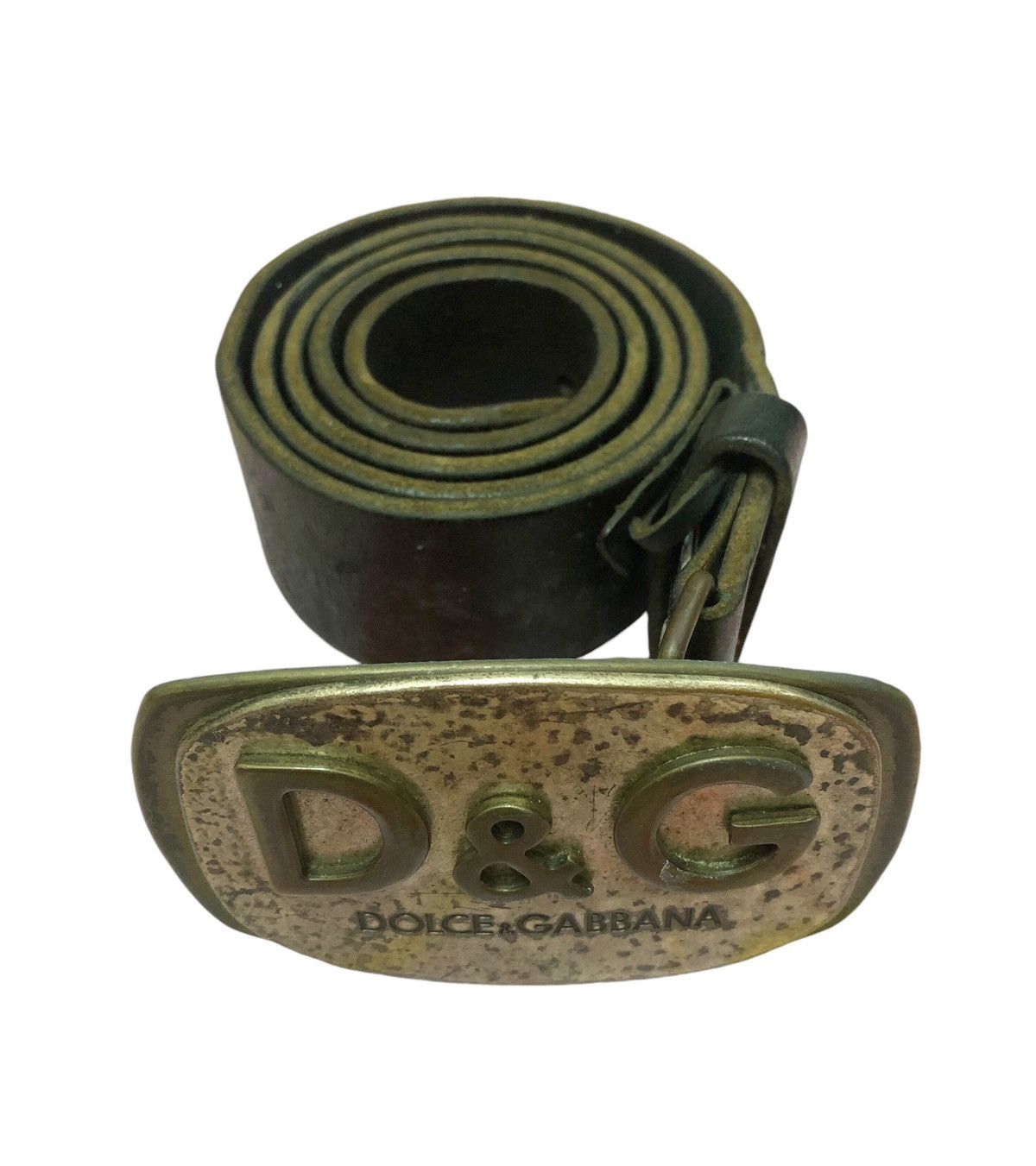 Dolce & Gabbana Vintage Dolce & Gabbana Genuine Leather Belt Made In Italy Size 36 - 1 Thumbnail