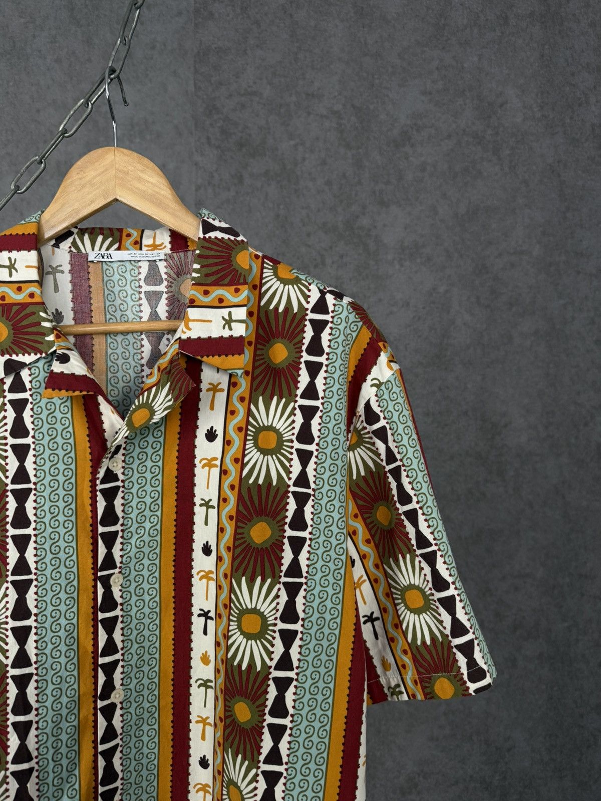 Zara Zara Man Hawaiian crazy shirt Size US M / EU 48-50 / 2 - 2 Thumbnail