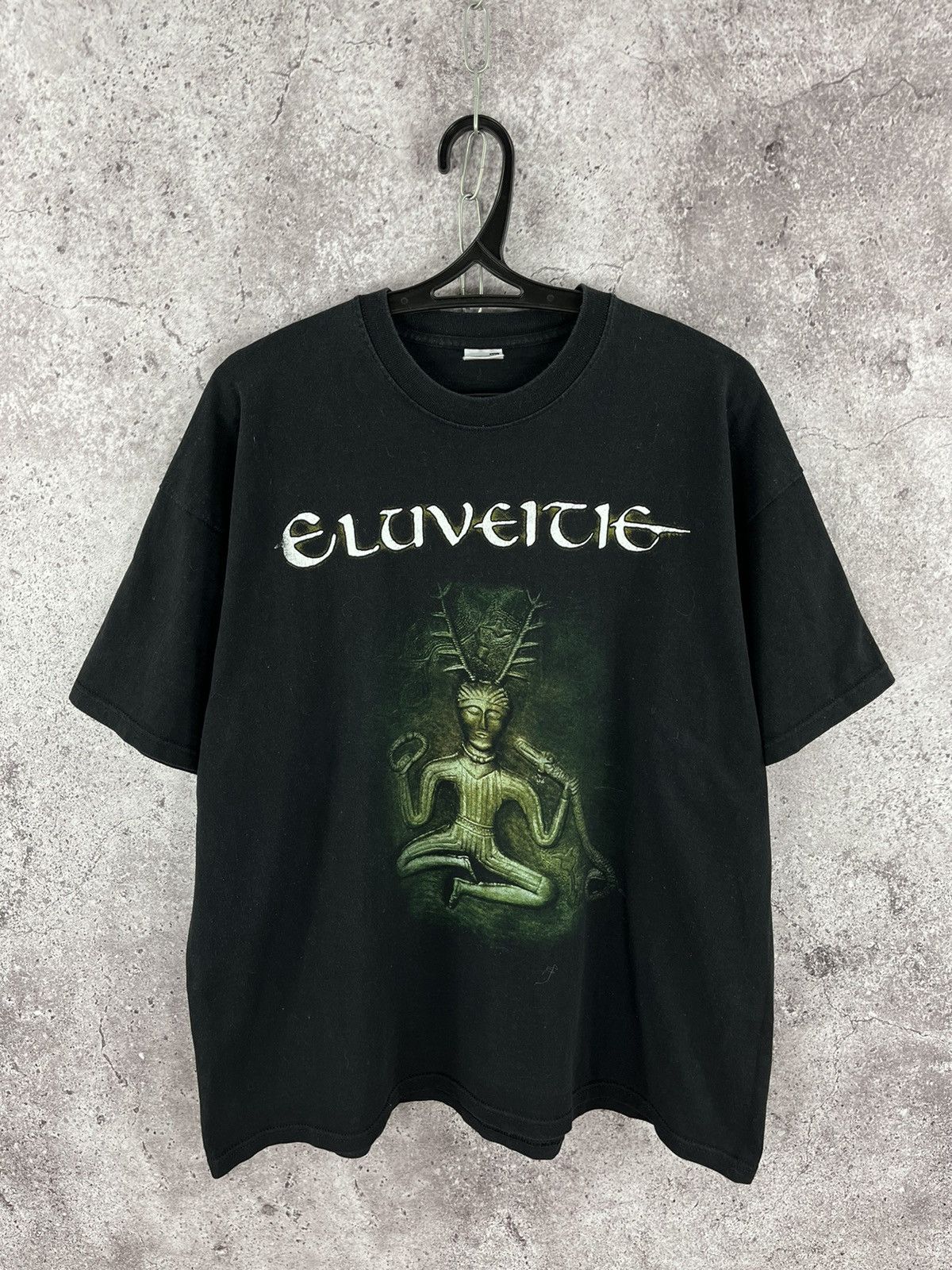 Band Tees Vtg Eluveirie Rock Band Tee Heavy Cotton Big Logo Size 2XL Size US XXL / EU 58 / 5 - 1 Thumbnail