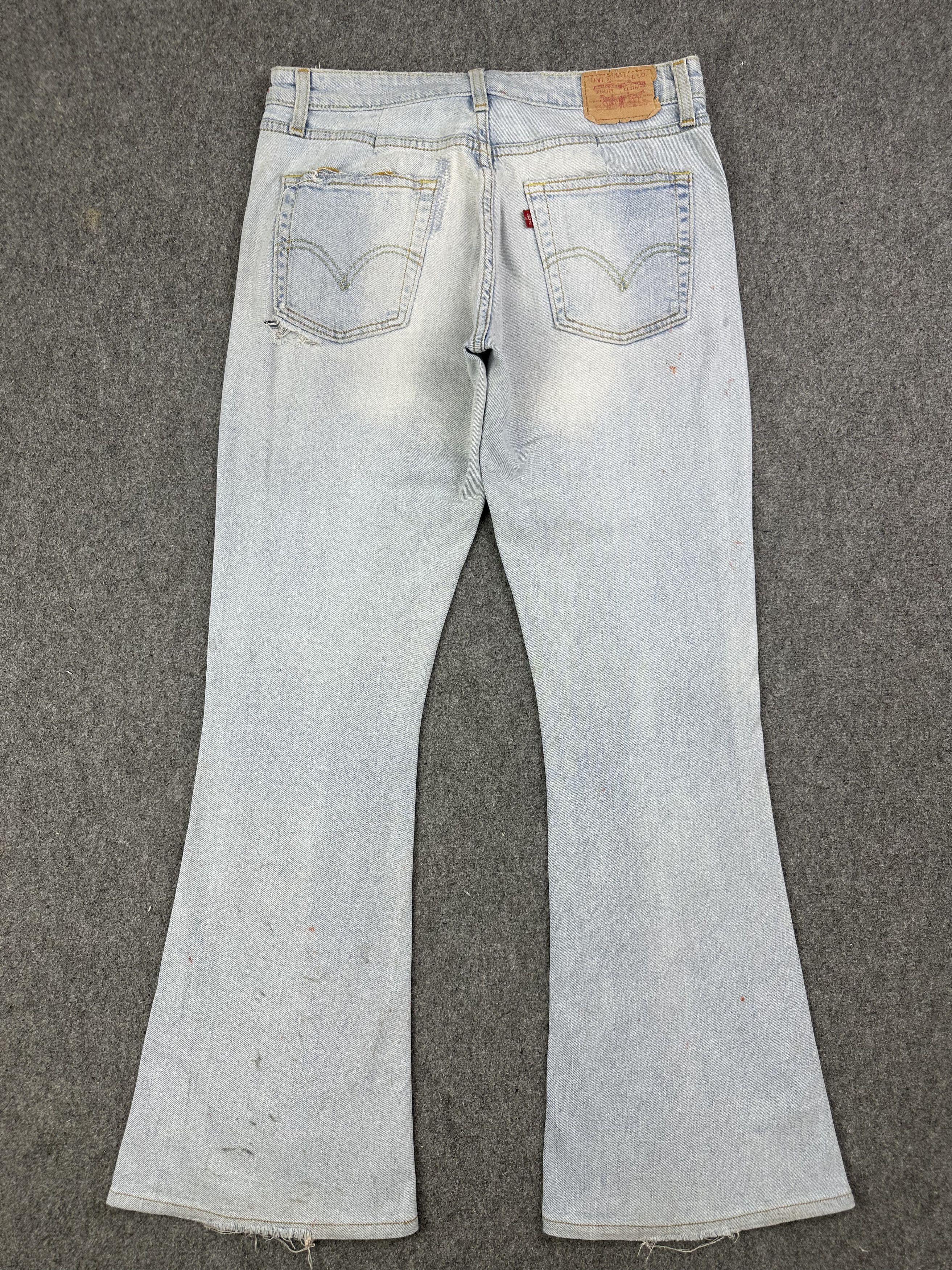 Levi's Vintage Levis Flared Bootcut Faded Blue Jeans S0048 Size 32" / US 10 / IT 46 - 3 Thumbnail