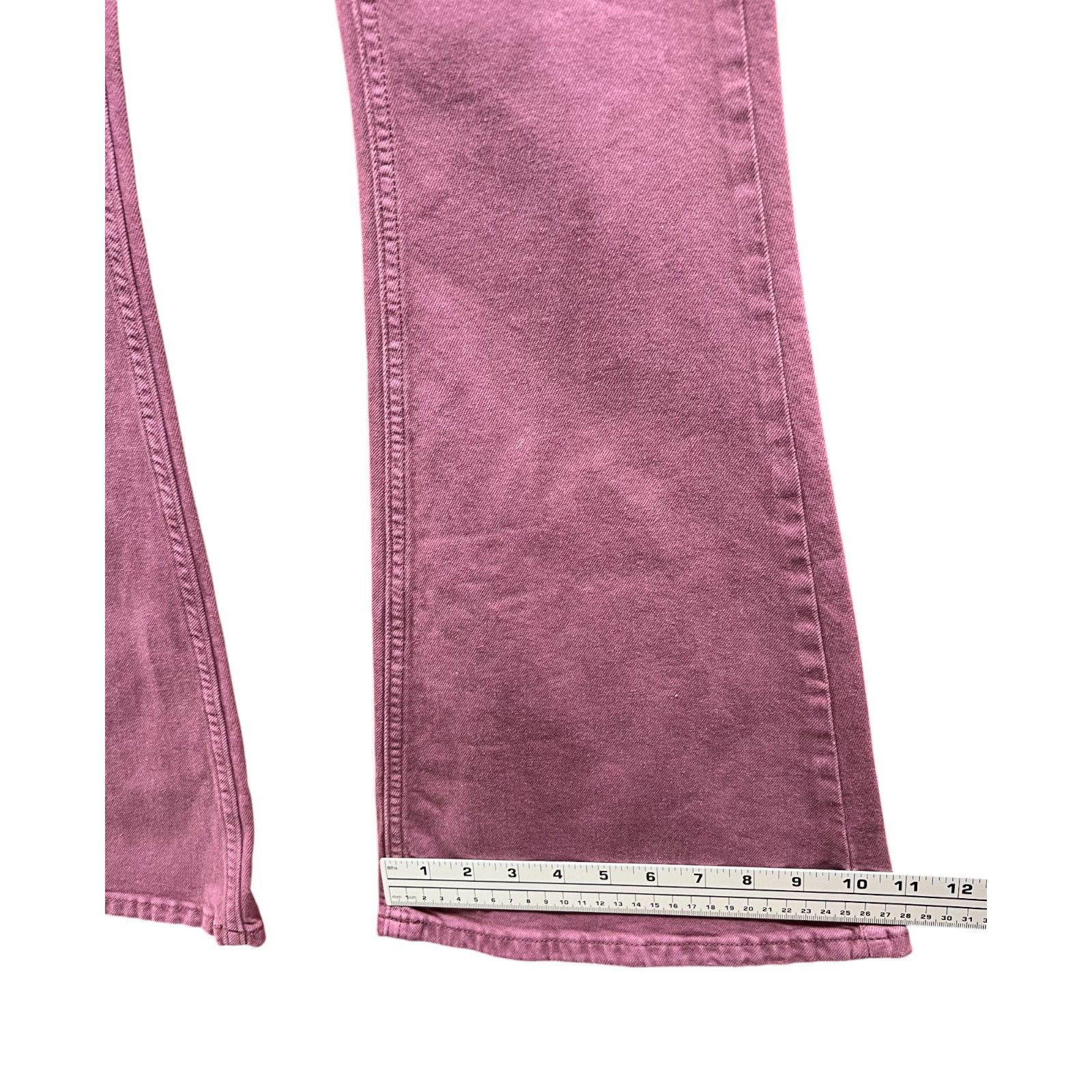Arizona Jean Co. Arizona - Women's Extreme Low-Rise Slim Fit Flare Pants - Eg Size 28" / US 6 / IT 42 - 7 Thumbnail