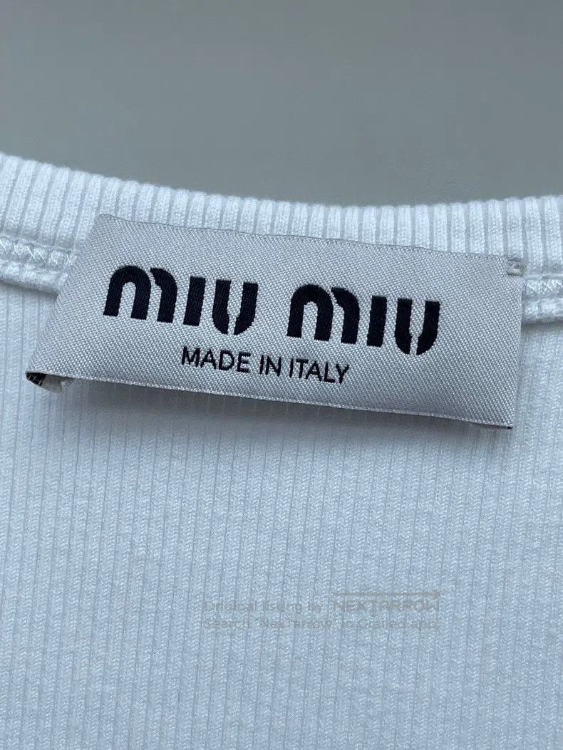 Miu Miu Miu Miu Size XS Beaded letter vest Size XS / US 0-2 / IT 36-38 - 4 Thumbnail