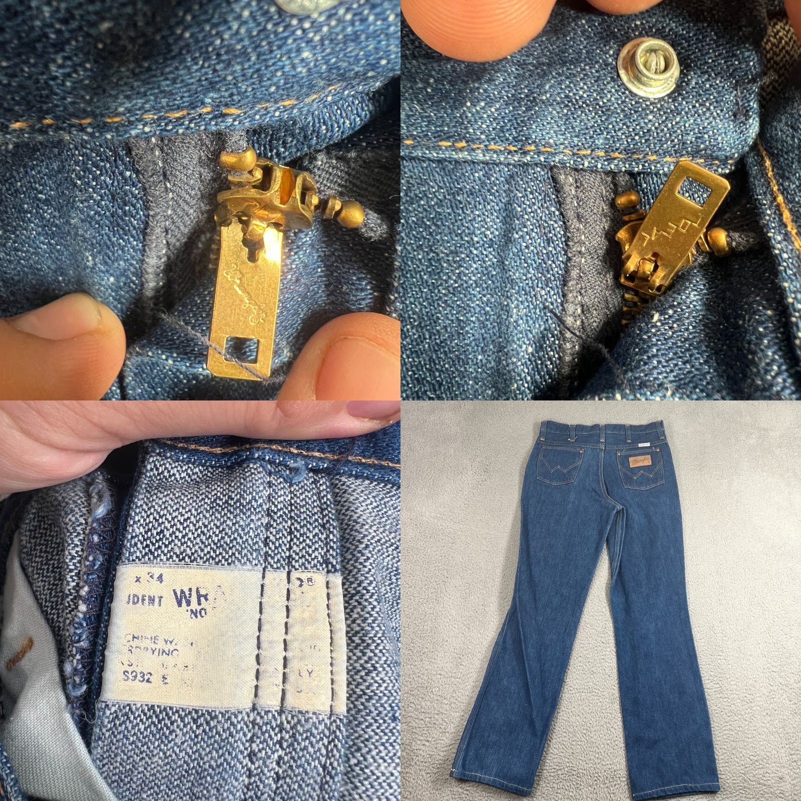 Wrangler VINTAGE Wrangler Men's Jeans 29x31 Straight Leg Denim Casual Mid Rise Blue 90s Size US 29 - 8 Thumbnail