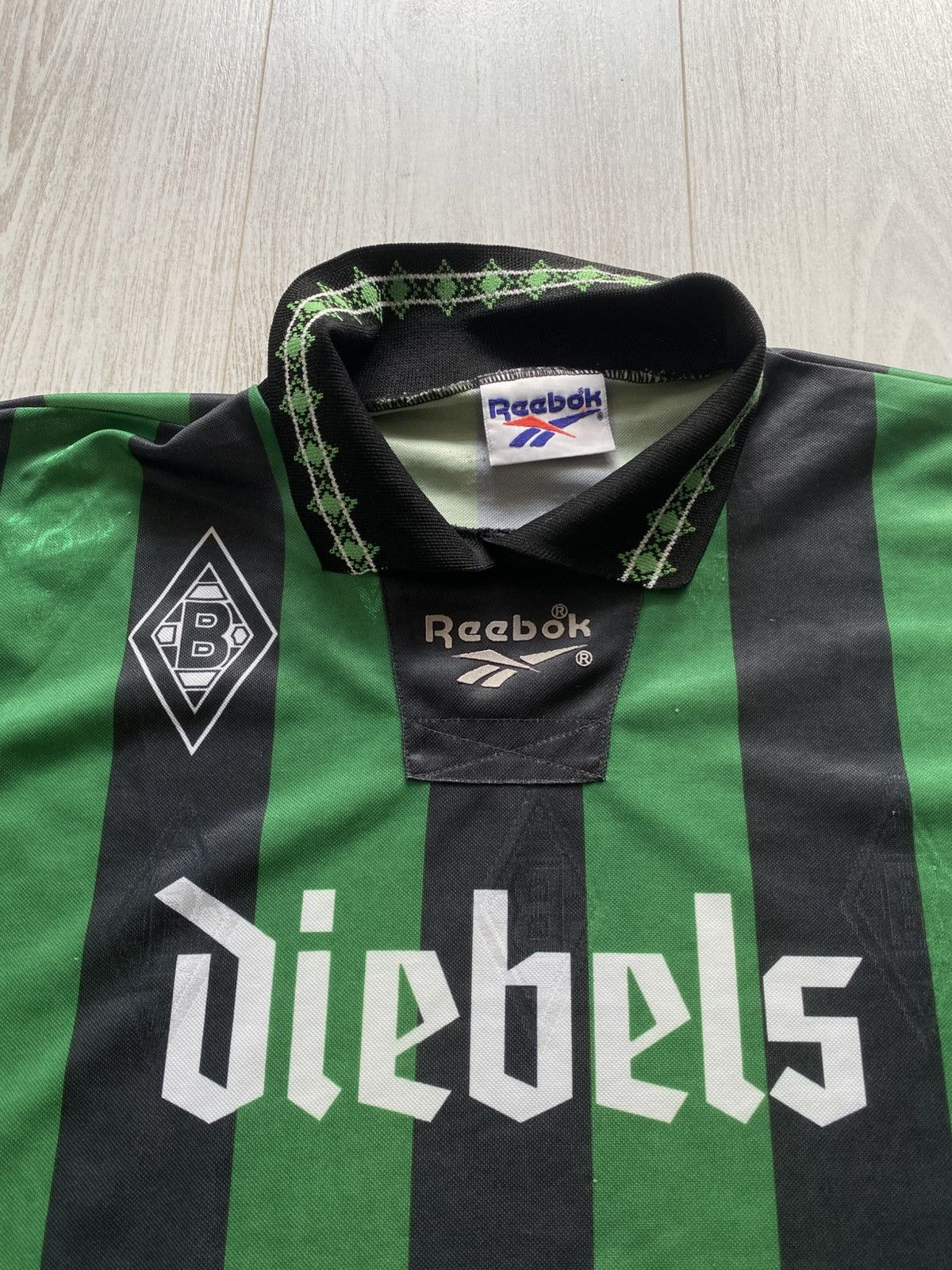 Reebok × Vintage VINTAGE REEBOK BORUSSIA MÖNCHENGLADBACH 1995/1996 AWAY LS Size US XL / EU 56 / 4 - 3 Thumbnail