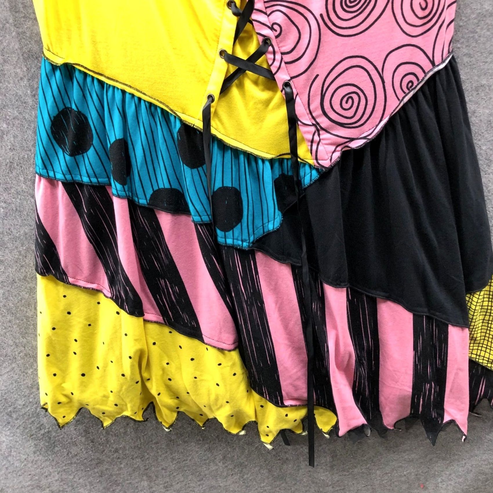 Torrid VINTAGE Torrid Disney Nightmare Before Christmas Sally Patchwork Dress 1X Cap Sleeves Size XL / US 12-14 / IT 48-50 - 4 Thumbnail