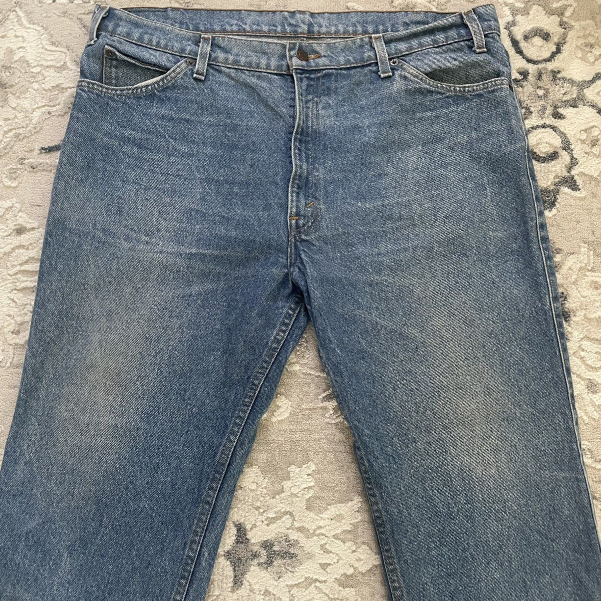 Levi's Vintage Clothing Levis Two Horse Brand Jeans 40x32 Leather Tab Made in USA Size US 40 / EU 56 - 2 Thumbnail