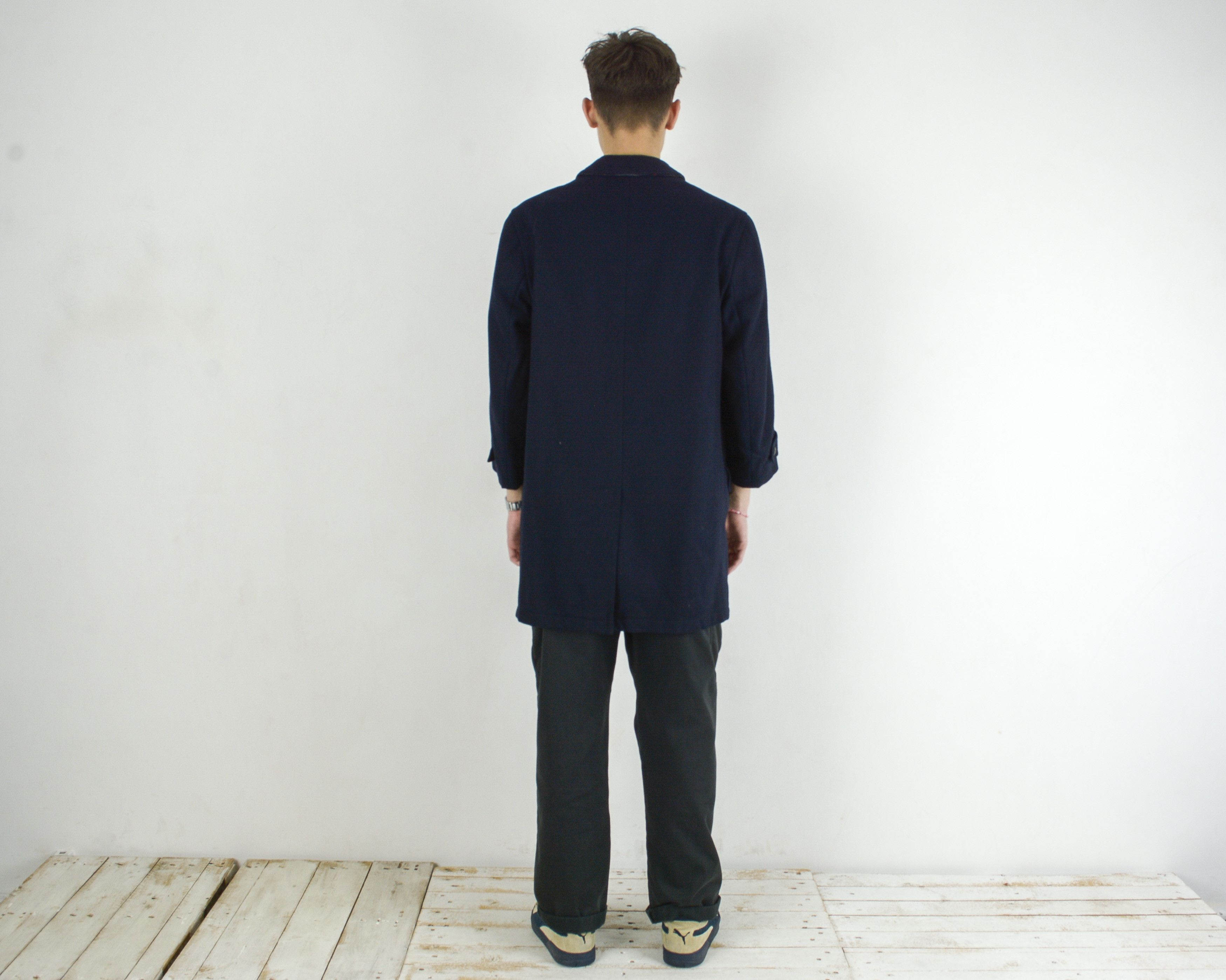 Vintage LODEN FREY Men L Wool Jacket Over Coat Winter EU 52 Warm Mac Size US L / EU 52-54 / 3 - 5 Thumbnail