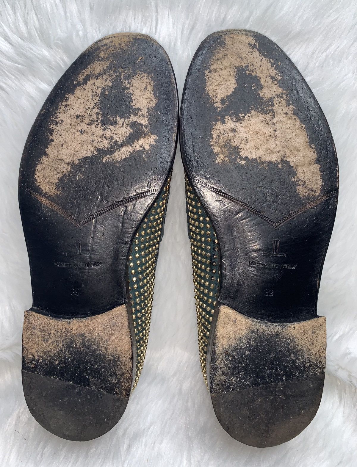 Louis Leeman Louis Leeman Gold Stud Loafers Size US 7 / EU 40 - 11 Thumbnail