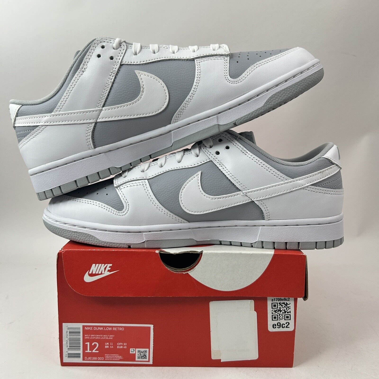 Nike Nike Dunk Low Retro “White Neutral Grey” 2024 Size US 12 / EU 45 - 3 Thumbnail