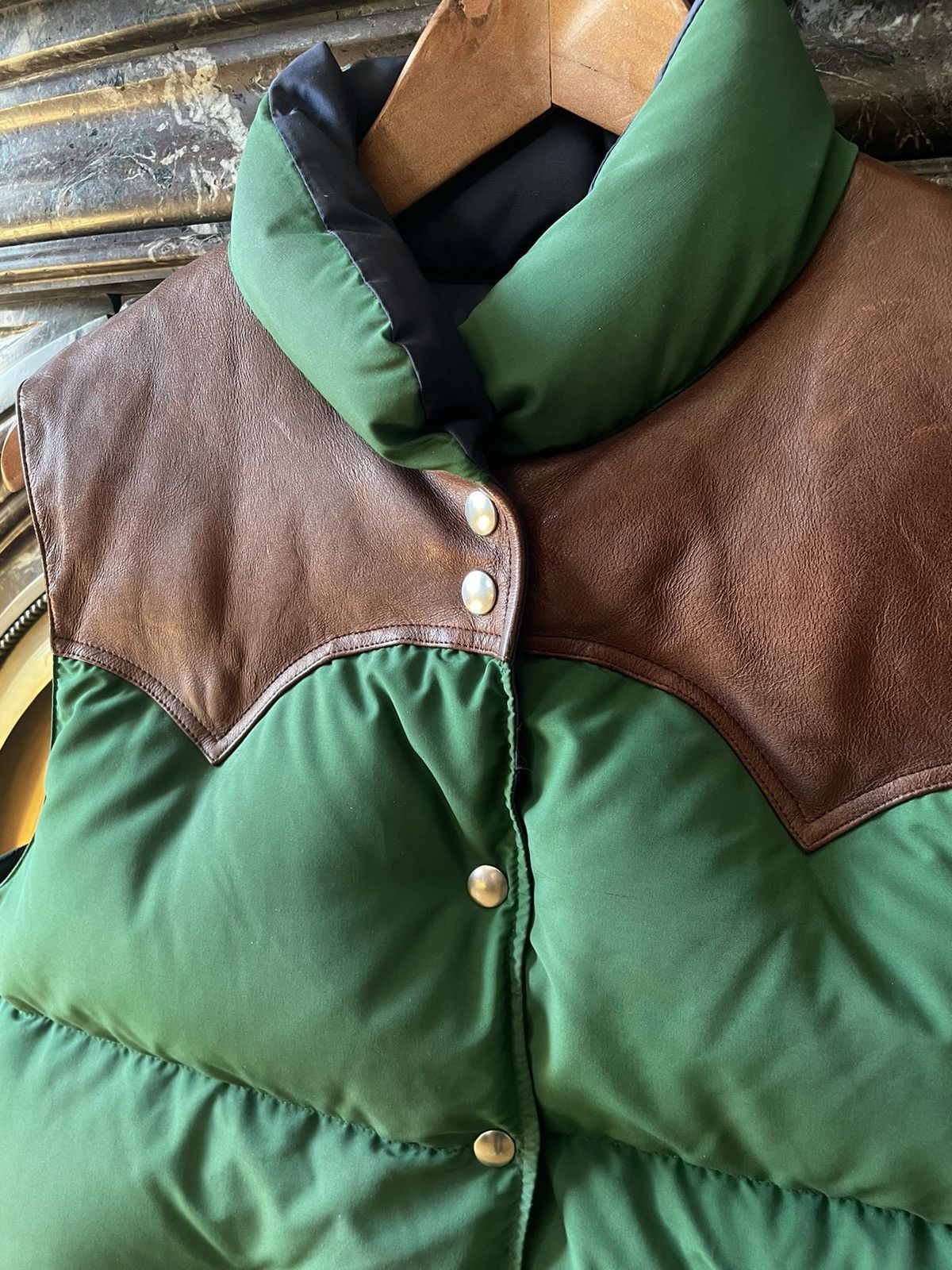 Calvin Klein 205W39NYC × Raf Simons Leather Patched Puffer Vest Sample Size US S / EU 44-46 / 1 - 2 Thumbnail