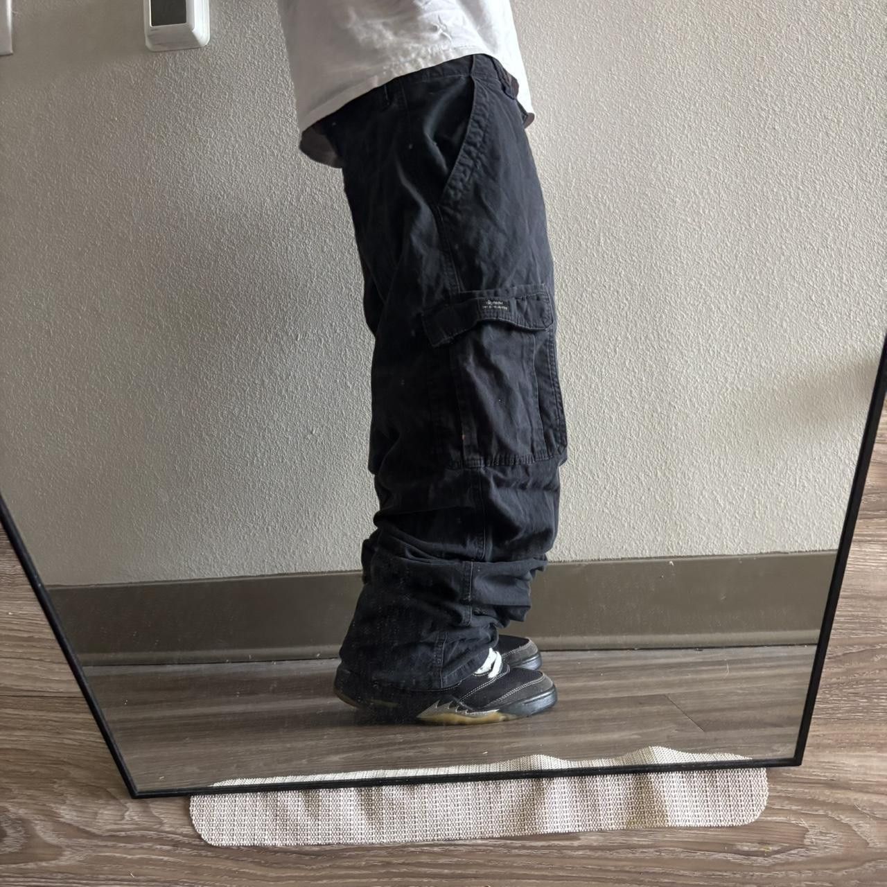 Vintage Crazy Vintage Y2K/2000s Black Skater Essential Cargo Pants! 38x34 Size US 38 / EU 54 - 2 Thumbnail