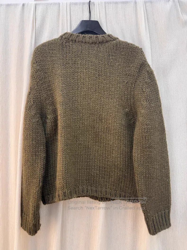 Our Legacy Our Legacy Green Wool Knit Cardigan Size US S / EU 44-46 / 1 - 2 Thumbnail