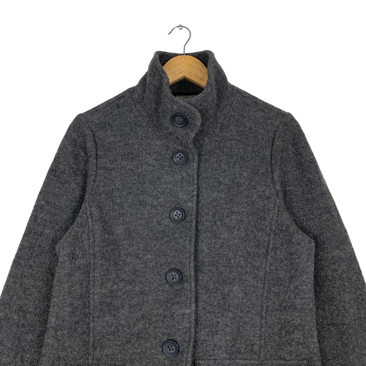L.L. Bean L.L.BEAN Bellandi Italy Fabric Wool Button Jacket #1044-C47 Size US M / EU 48-50 / 2 - 2 Thumbnail