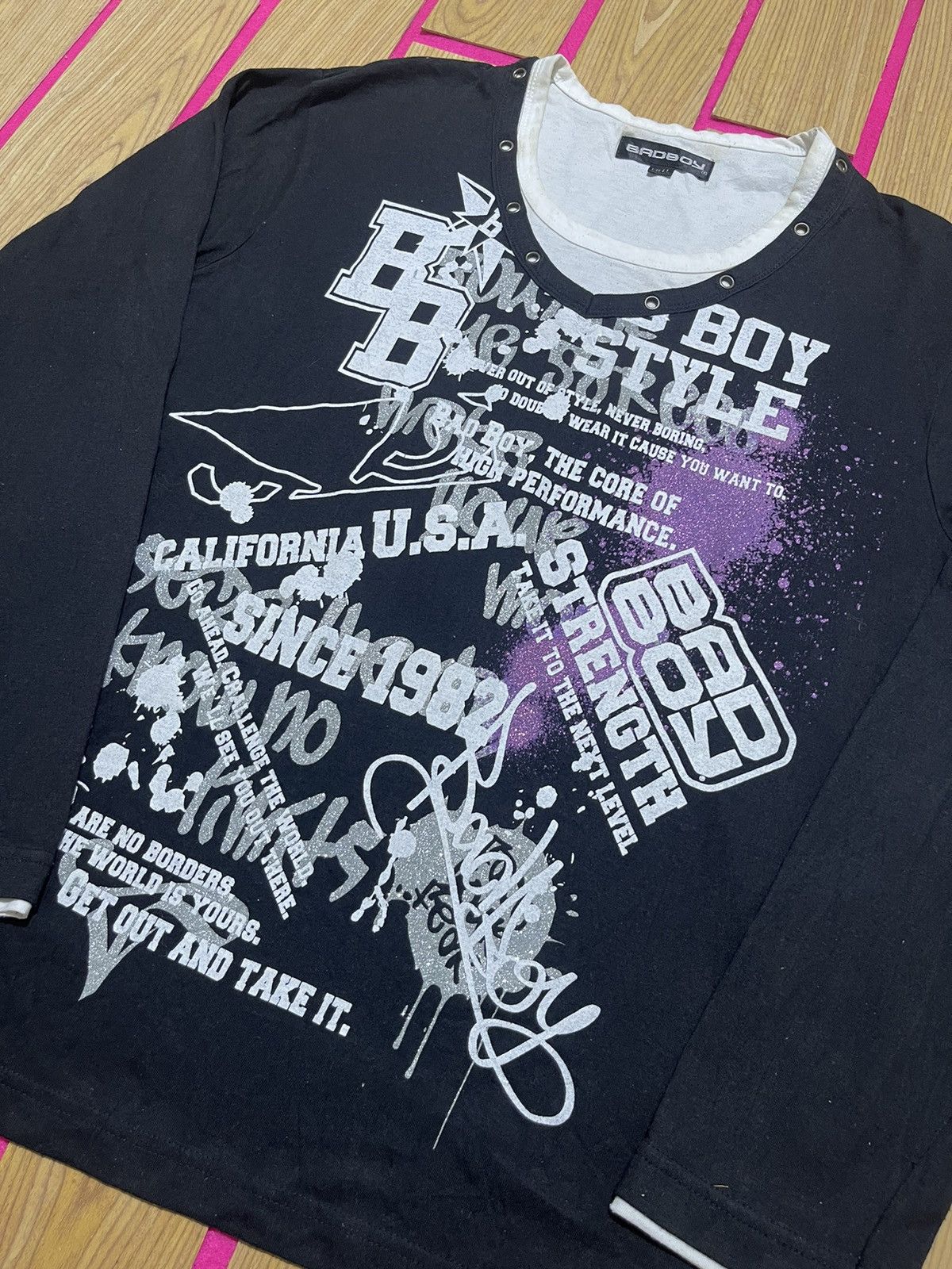 Y2K BAD BOY long sleeve tshirt