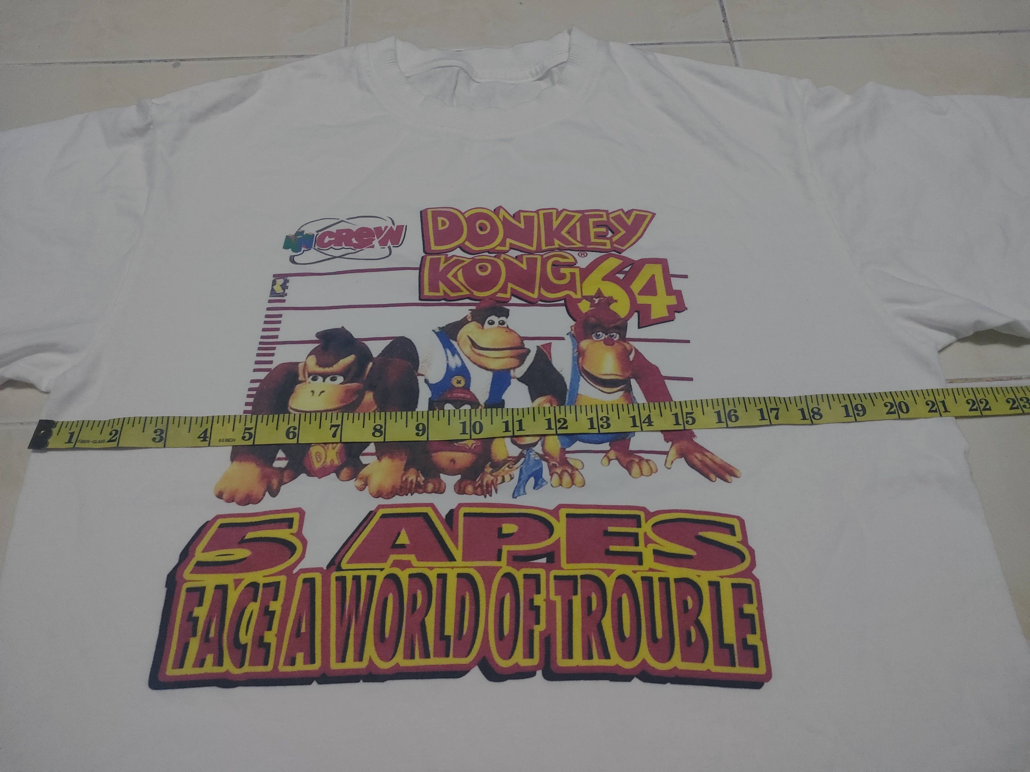 Anime Vintage Nitendo 64 Donkey Kong Games Computer Tee Size US L / EU 52-54 / 3 - 6 Thumbnail