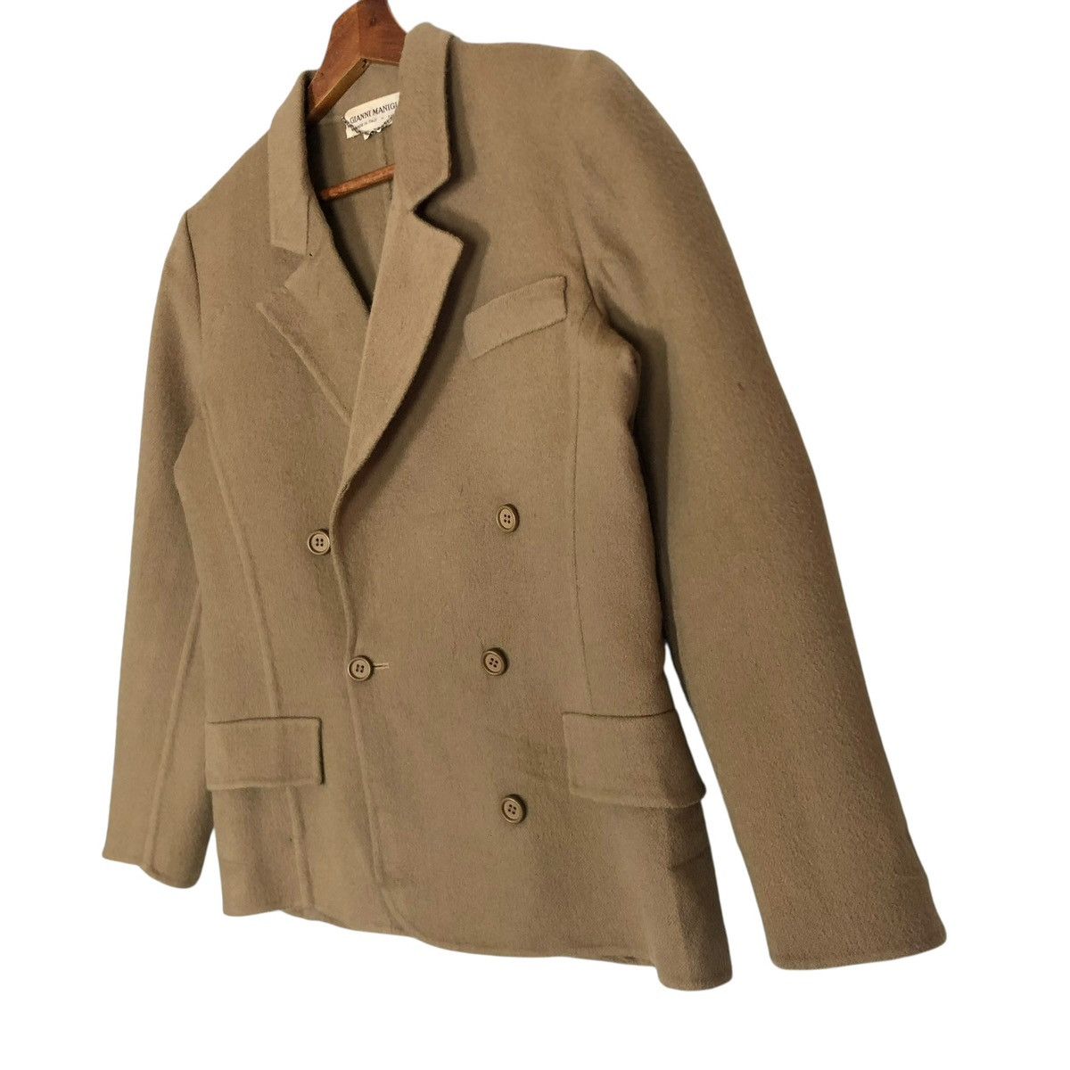 Other Vintage Gianni Maniglia Milano Italy Coat Double Breasted Size S / US 4 / IT 40 - 3 Thumbnail