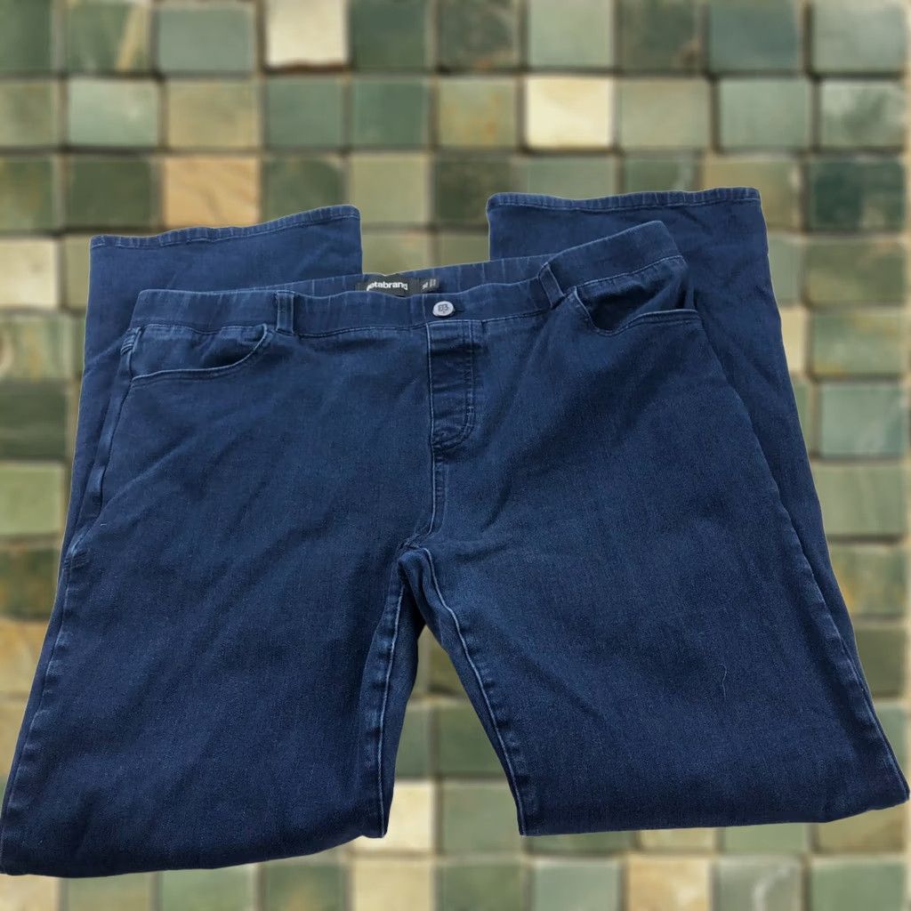 Denime Betabrand Bootcut Jeans XL (36W 30L) Mid Rise Denim Size 40" / US 18 - 1 Thumbnail