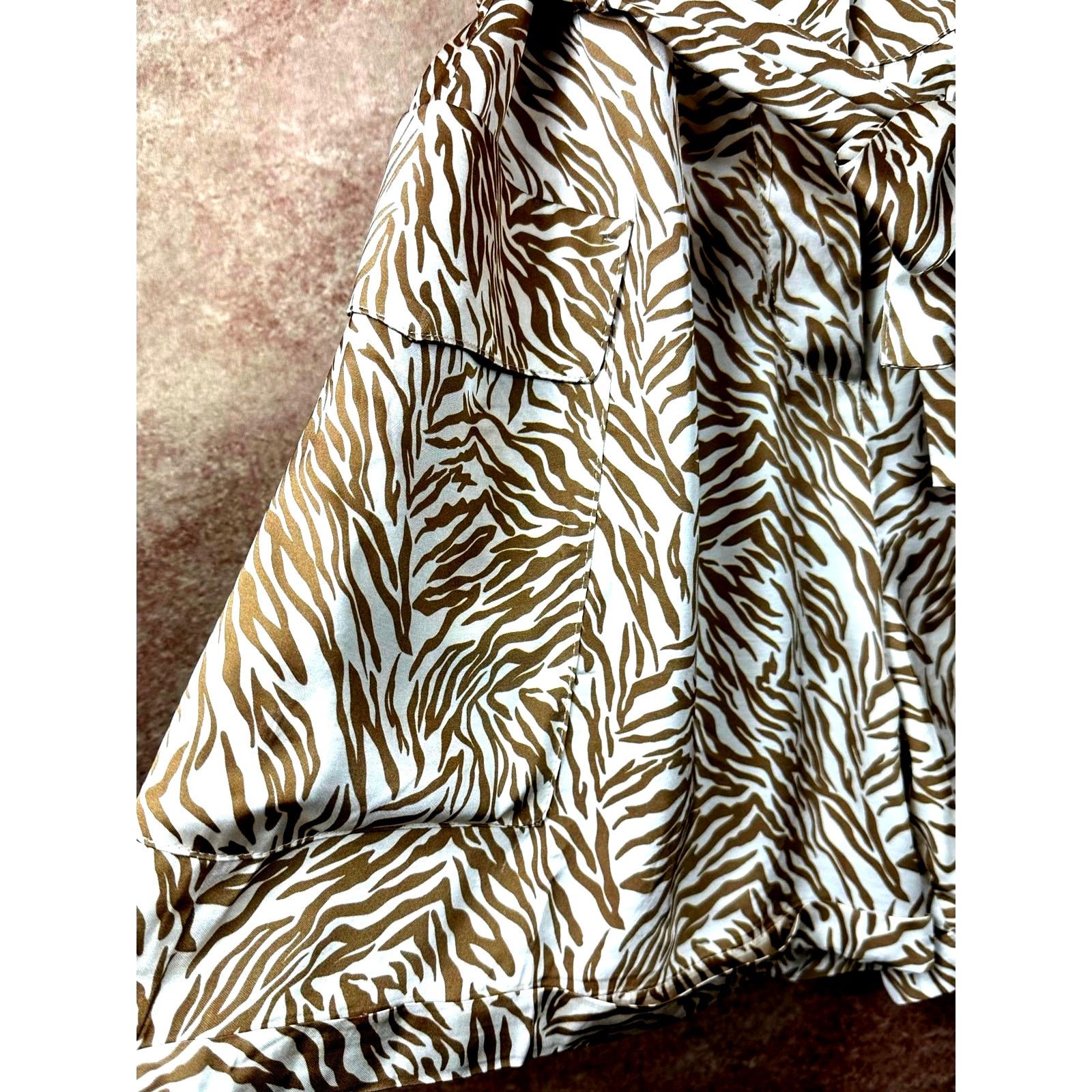 Other Lita by Ciara Animal Print Romper - Neutral Tiger - size M Size 30" / US 8 / IT 44 - 6 Thumbnail