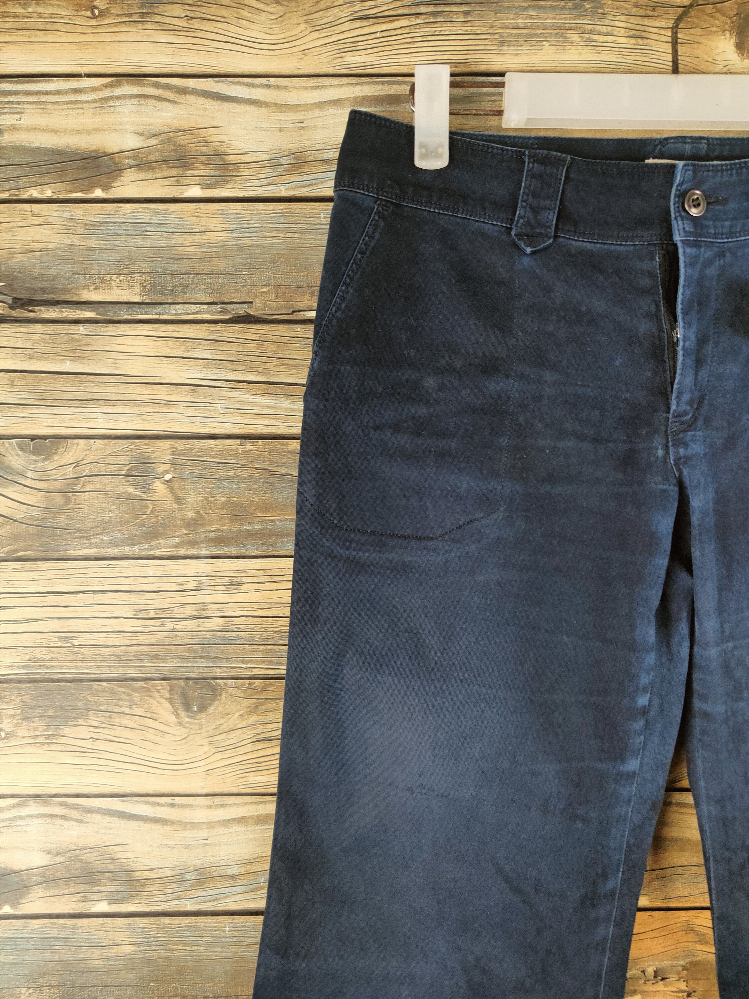 Japanese Brand DL Hemisphere Navy Multipocket Casual Pants #46-304 Size 26" / US 2 / IT 38 - 3 Thumbnail