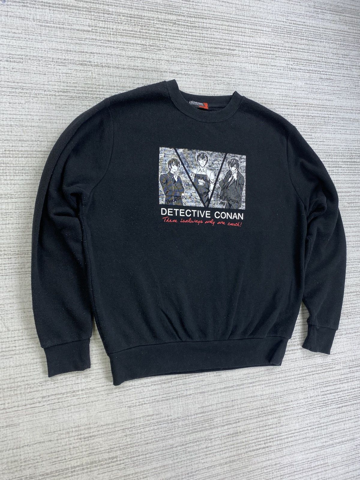 Japanese Brand × Vintage Vintage 90s Detective Conan Japan Movie Sweatshirt Size US M / EU 48-50 / 2 - 3 Thumbnail