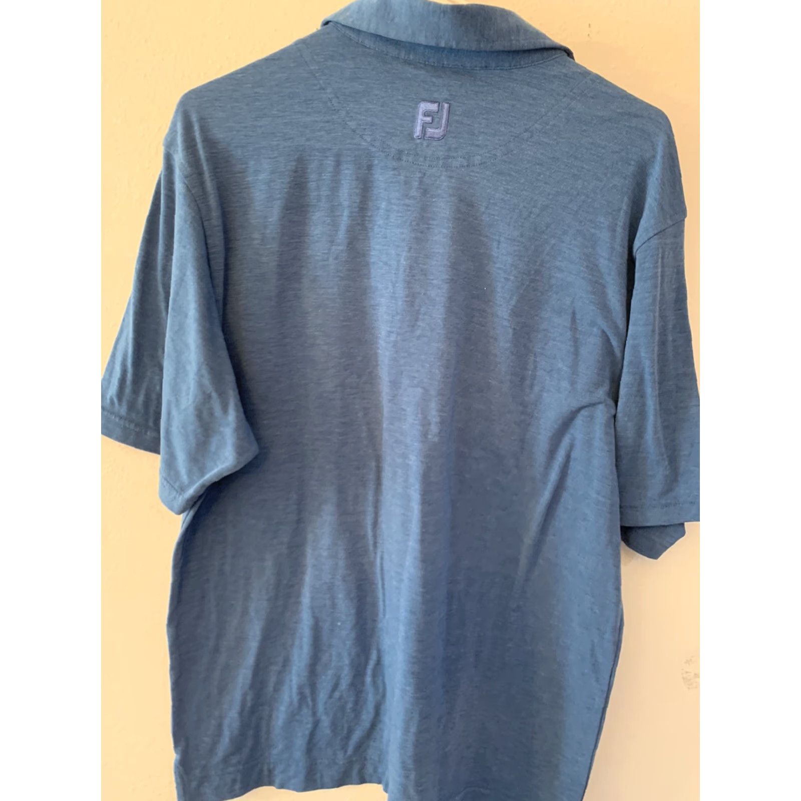 Footjoy FootJoy Men's Golf Polo Shirt Short Sleeve Blue Athletic Fit Sports 2000s Size US M / EU 48-50 / 2 - 3 Thumbnail