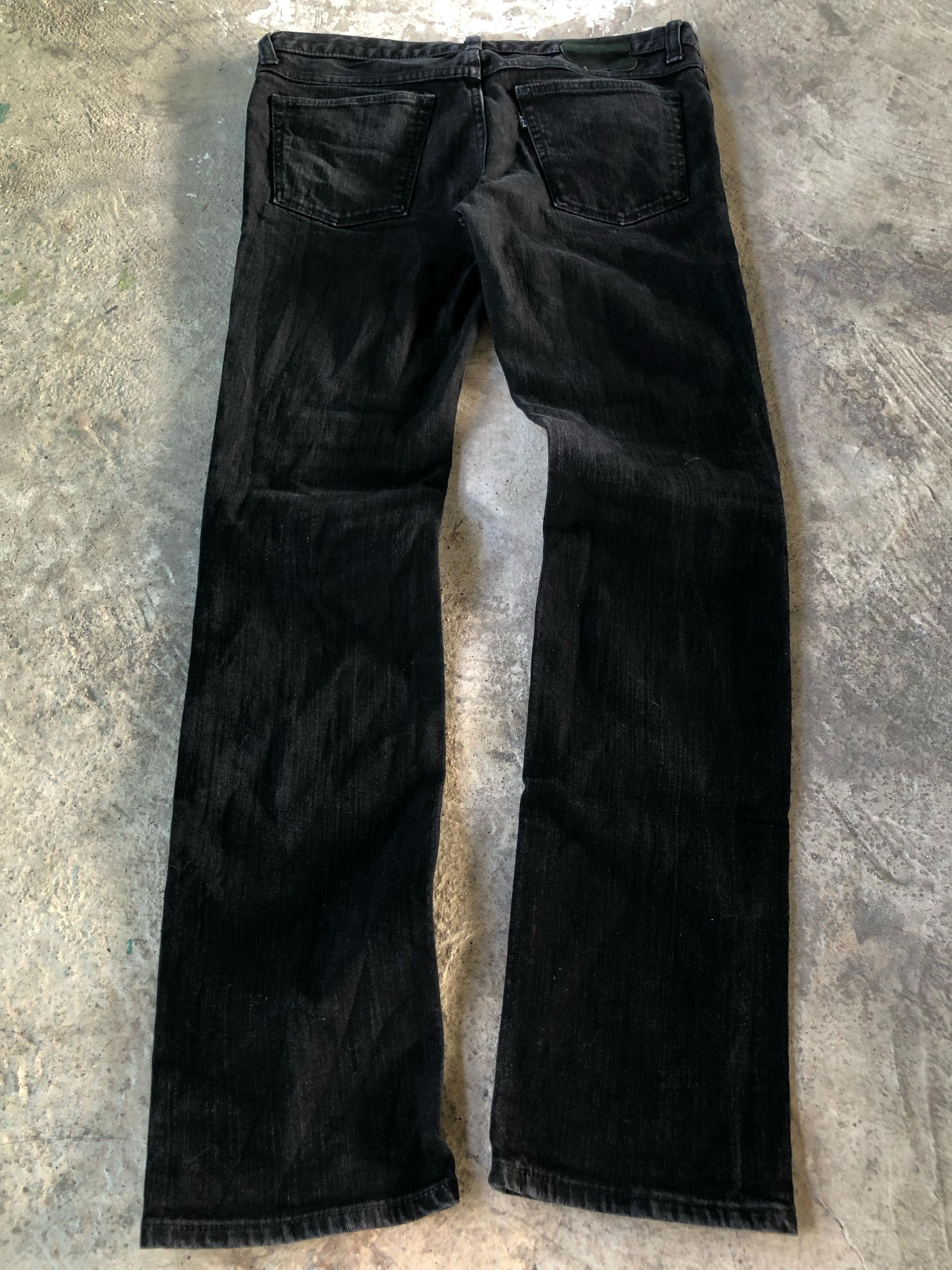 Number (N)ine SS 06 Number (N)ine Pain Black Jeans Size US 32 / EU 48 - 2 Thumbnail