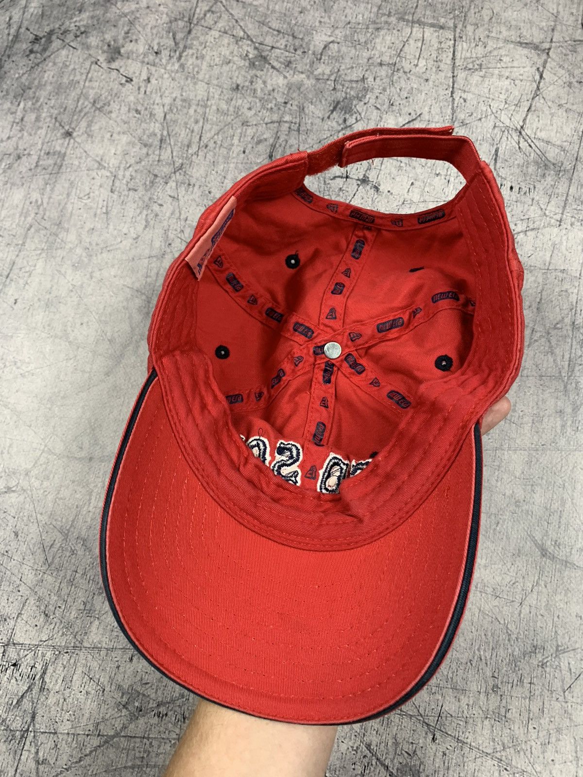 New Era Vintage Y2K New Era Boston Red Sox Faded Cap Hat One Size Size ONE SIZE - 6 Thumbnail