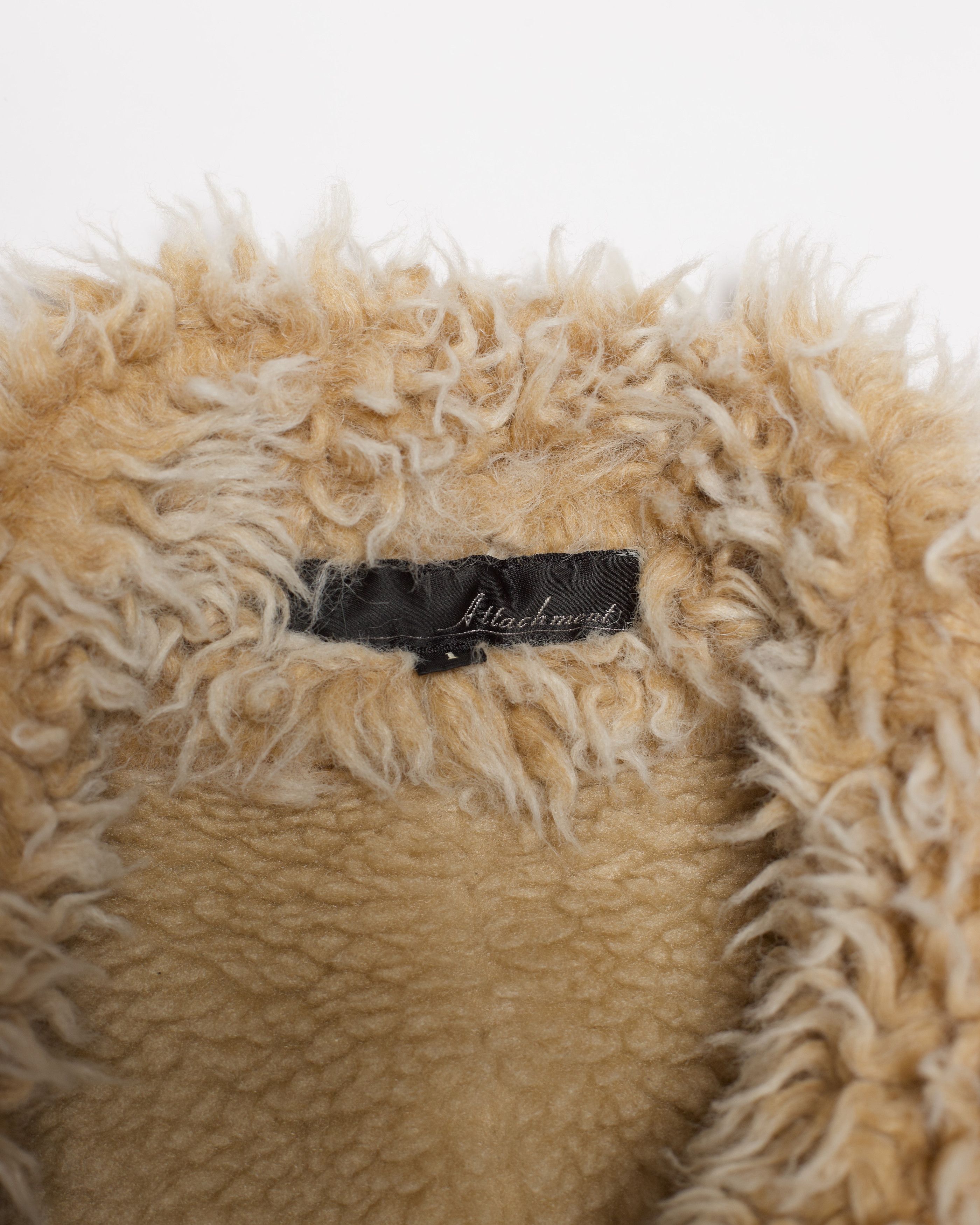 Kazuyuki Kumagai Attachment Attachment Boa Fur Zip Jacket Size US S / EU 44-46 / 1 - 5 Thumbnail