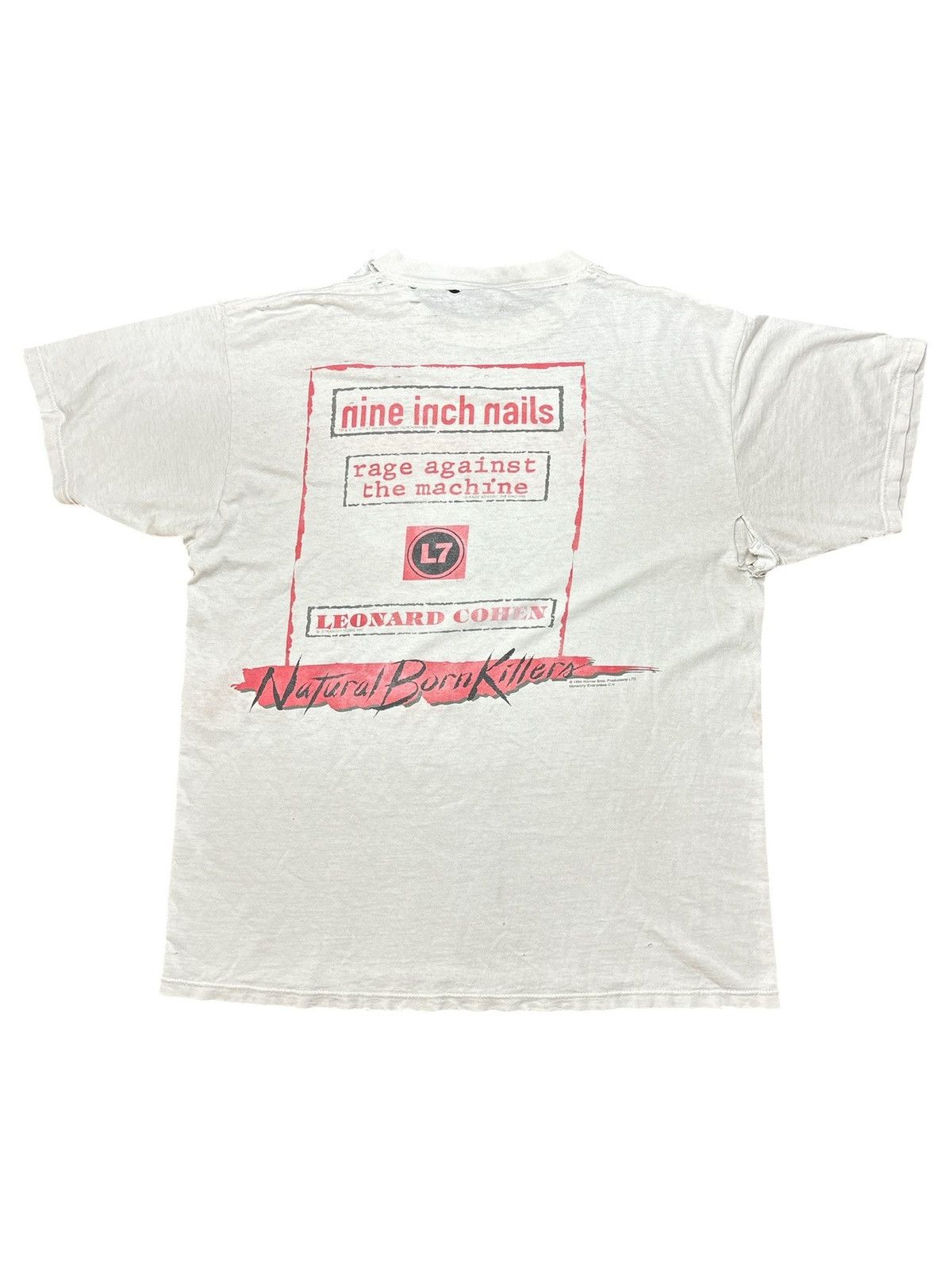 Vintage Vintage 1994 NBK Natural Born Killers Repaired faded XL Rare Size US XL / EU 56 / 4 - 7 Thumbnail