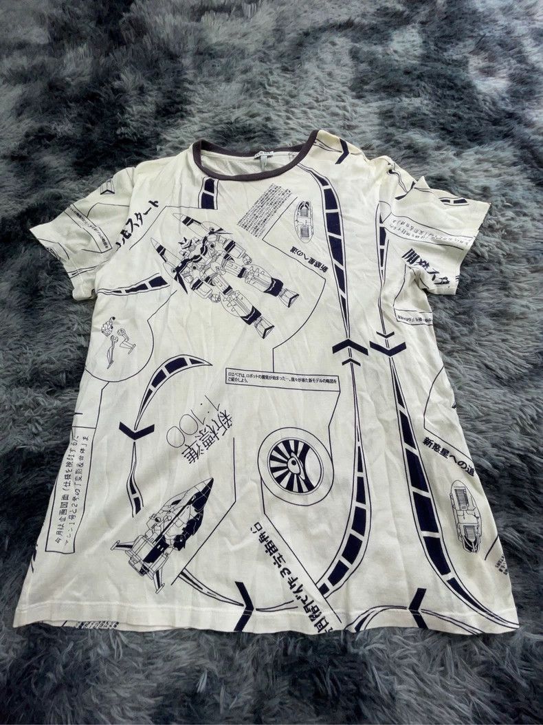 Loewe LOEWE White high cut short sleeves Size S / US 4 / IT 40 - 2 Thumbnail