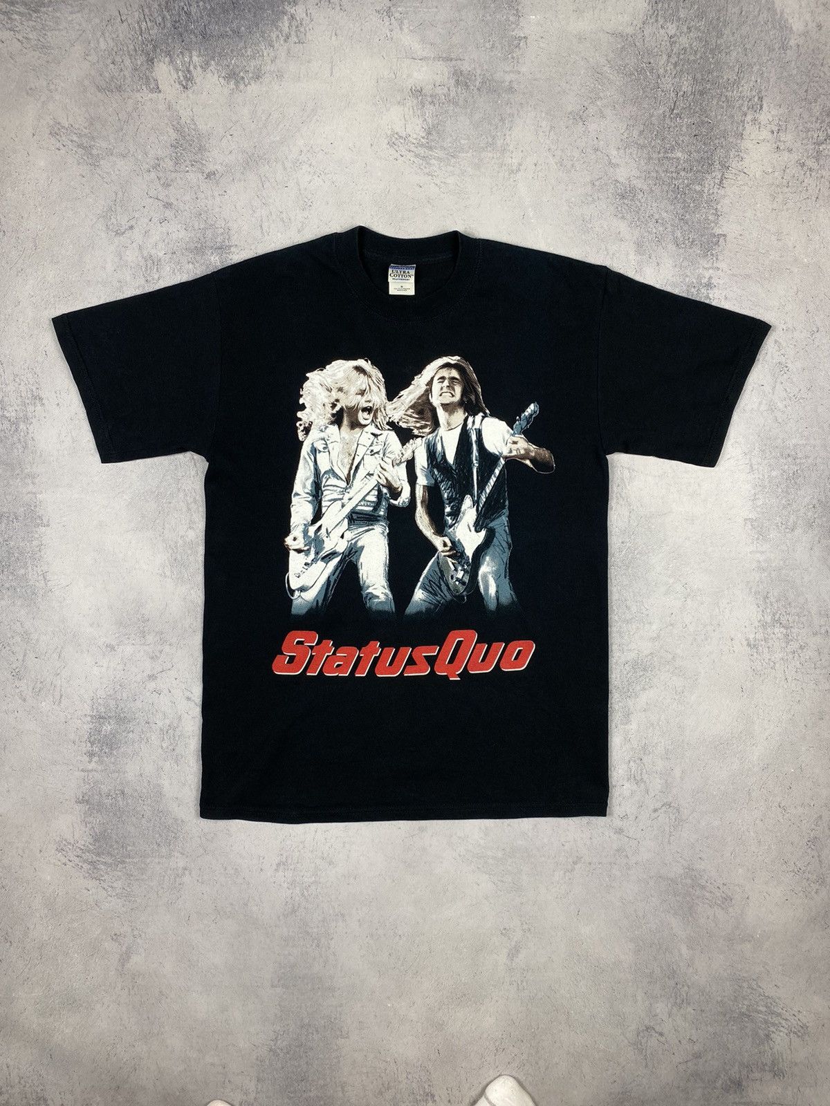 Band Tees Status Quo 2004 All Areas World Tour Vintage T Shirt Size M Size US M / EU 48-50 / 2 - 2 Thumbnail