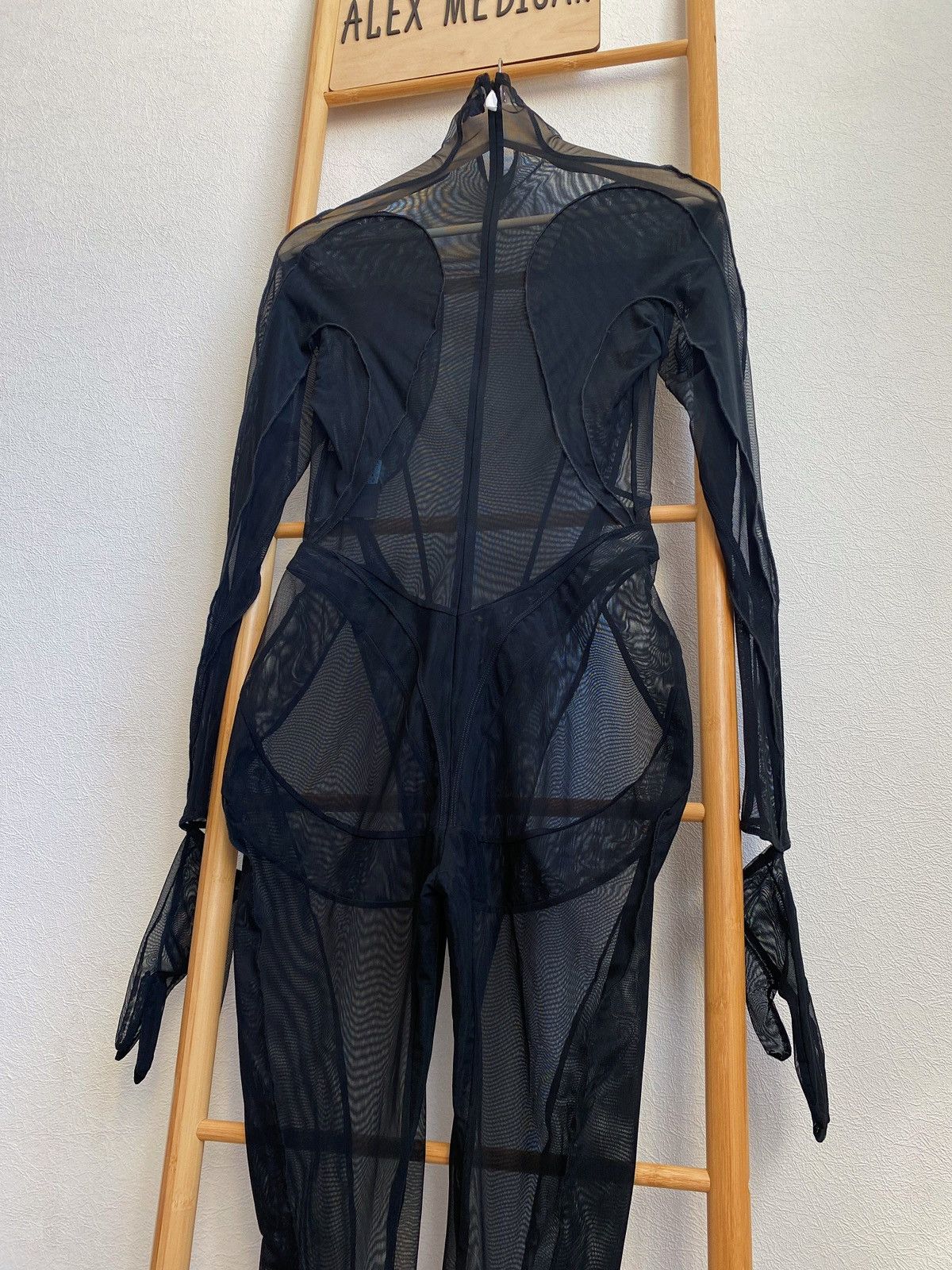Mugler Mugler x H&M Spiral Panel Catsuit Size M Size M / US 6-8 / IT 42-44 - 15 Thumbnail