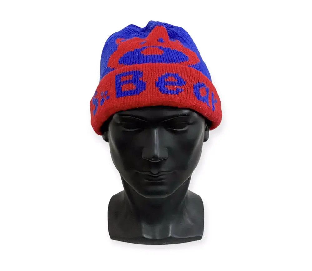 Japanese Brand × Vintage Vintage Bear Big Logo Beanie Hat Size ONE SIZE - 1 Thumbnail