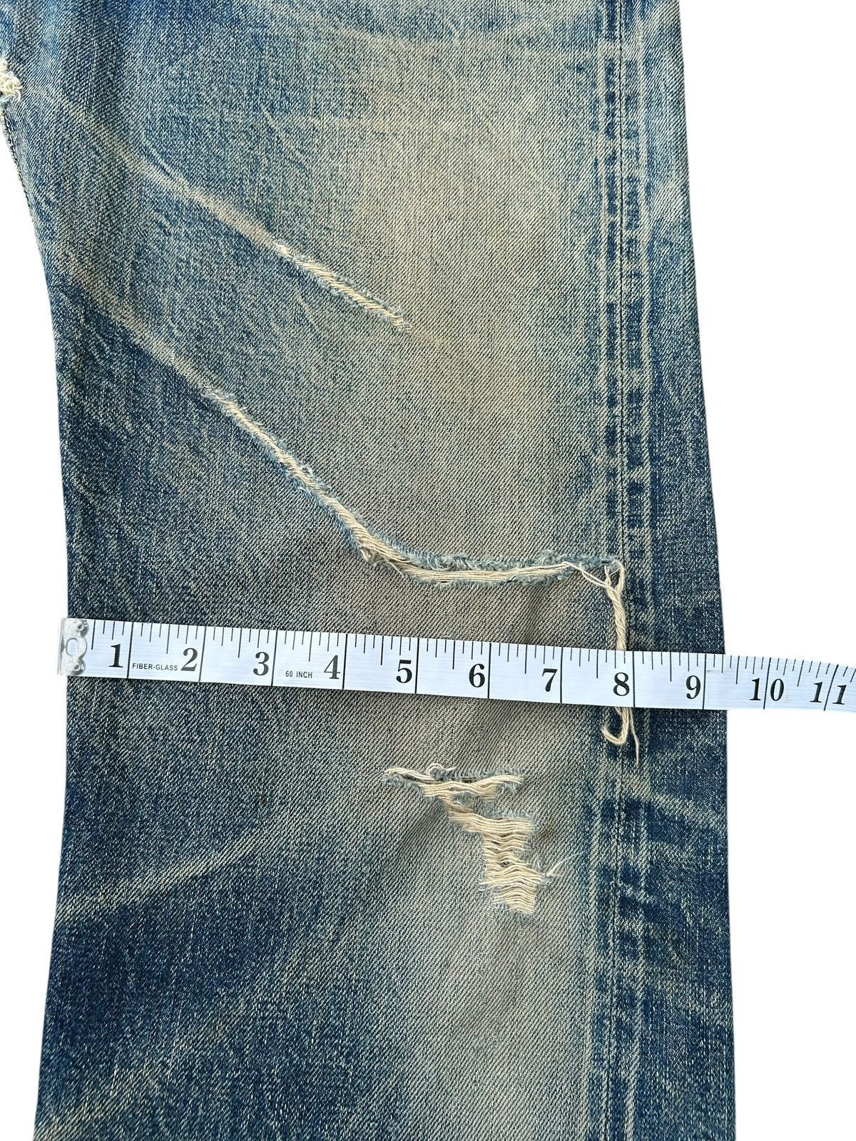 Kapital Thrashed Vintage Denime Selvedge Denim Jeans Size US 29 - 23 Thumbnail