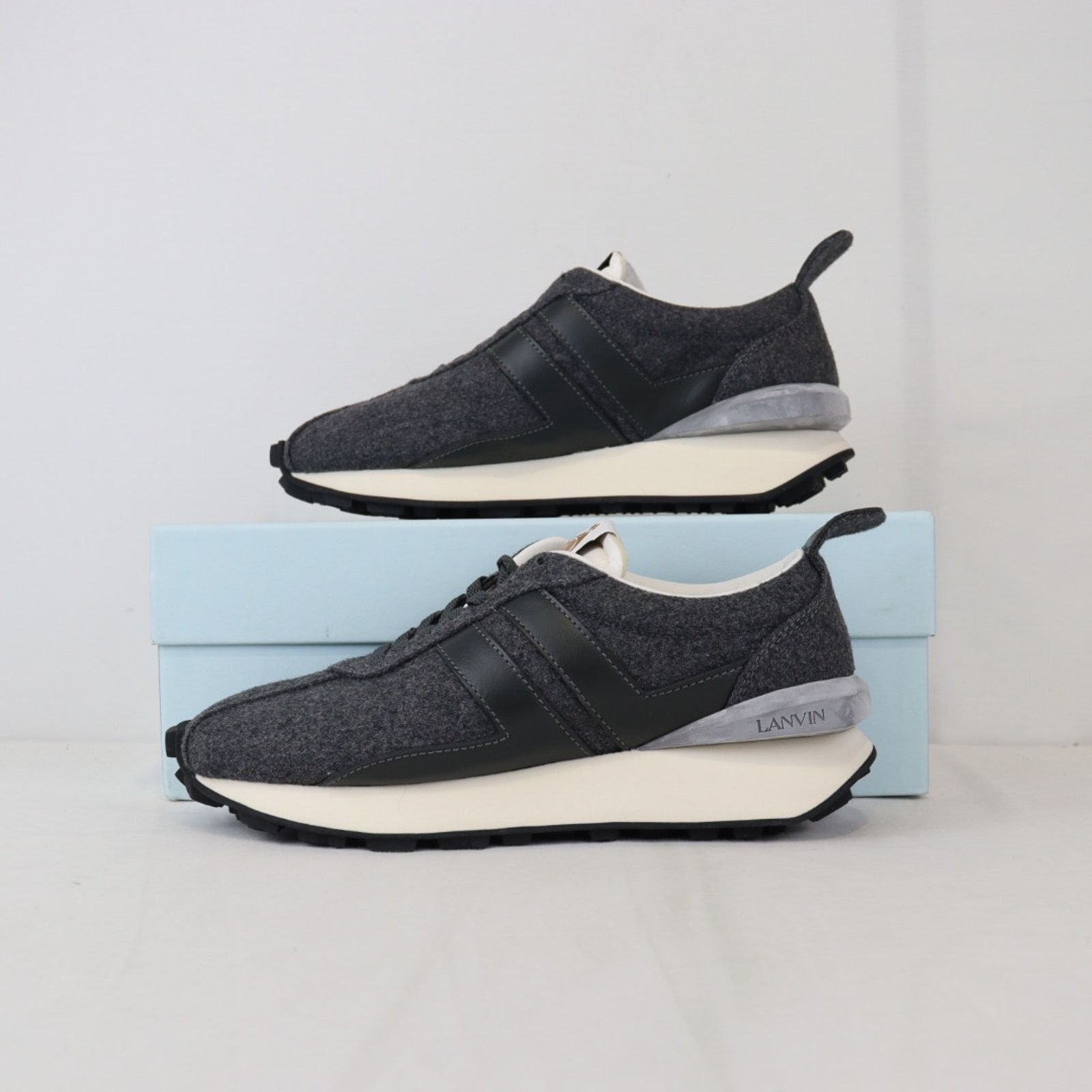 Lanvin o1rshd1 Bumpr Sneaker in Dark Grey Size US 10 / EU 43 - 10 Thumbnail