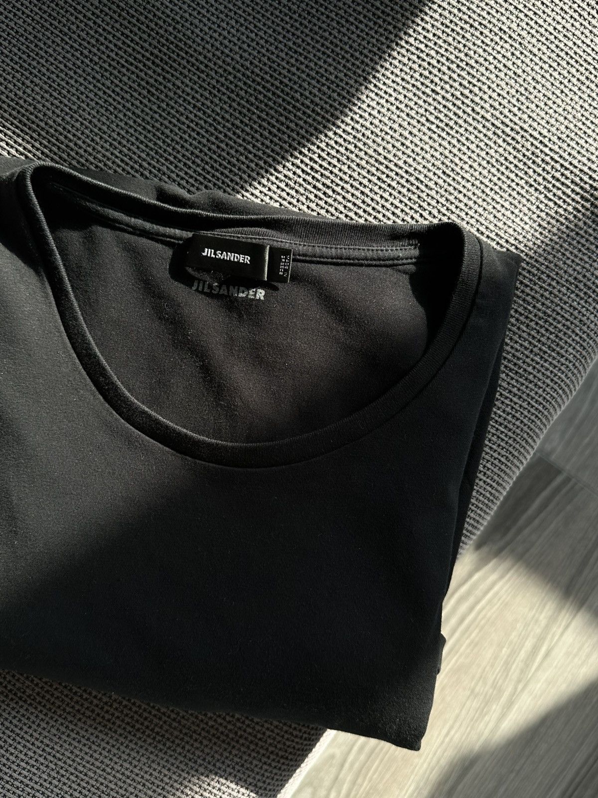 Jil Sander × Vintage Basic Jil Sander black t-shirt Size L / US 10 / IT 46 - 3 Thumbnail