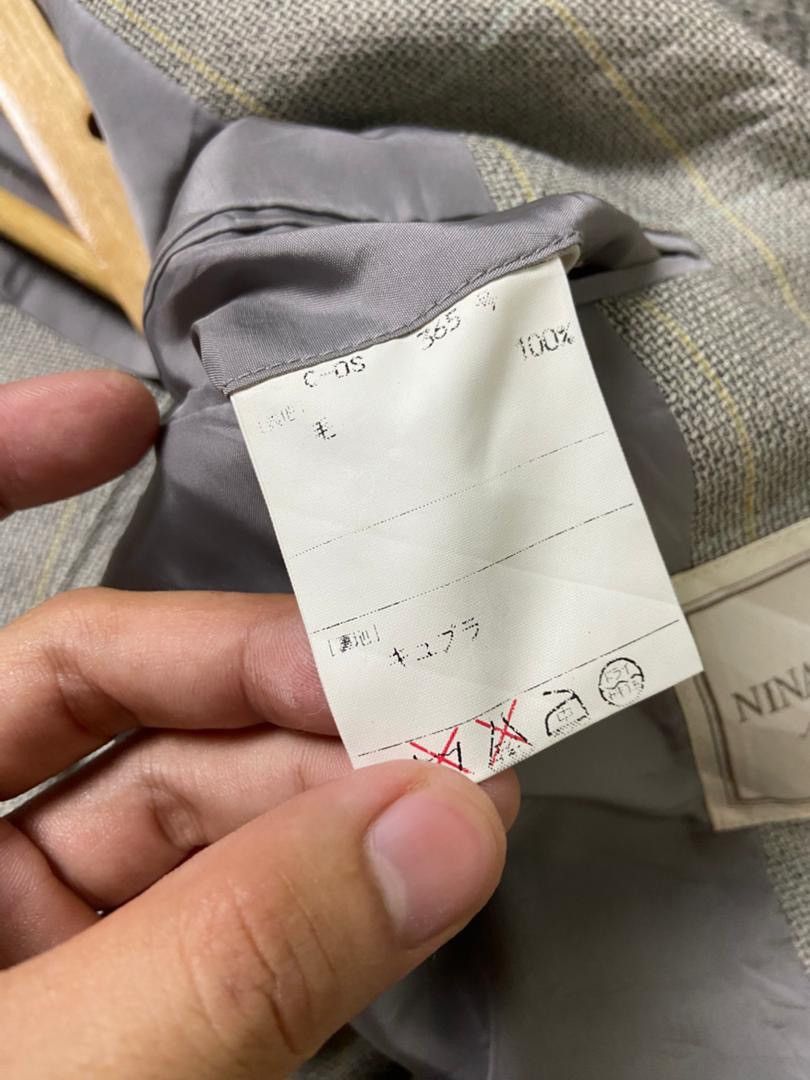 Japanese Brand Nina Ricci Monsieur Single Breasted Blazer (182) Size US S / EU 44-46 / 1 - 5 Thumbnail