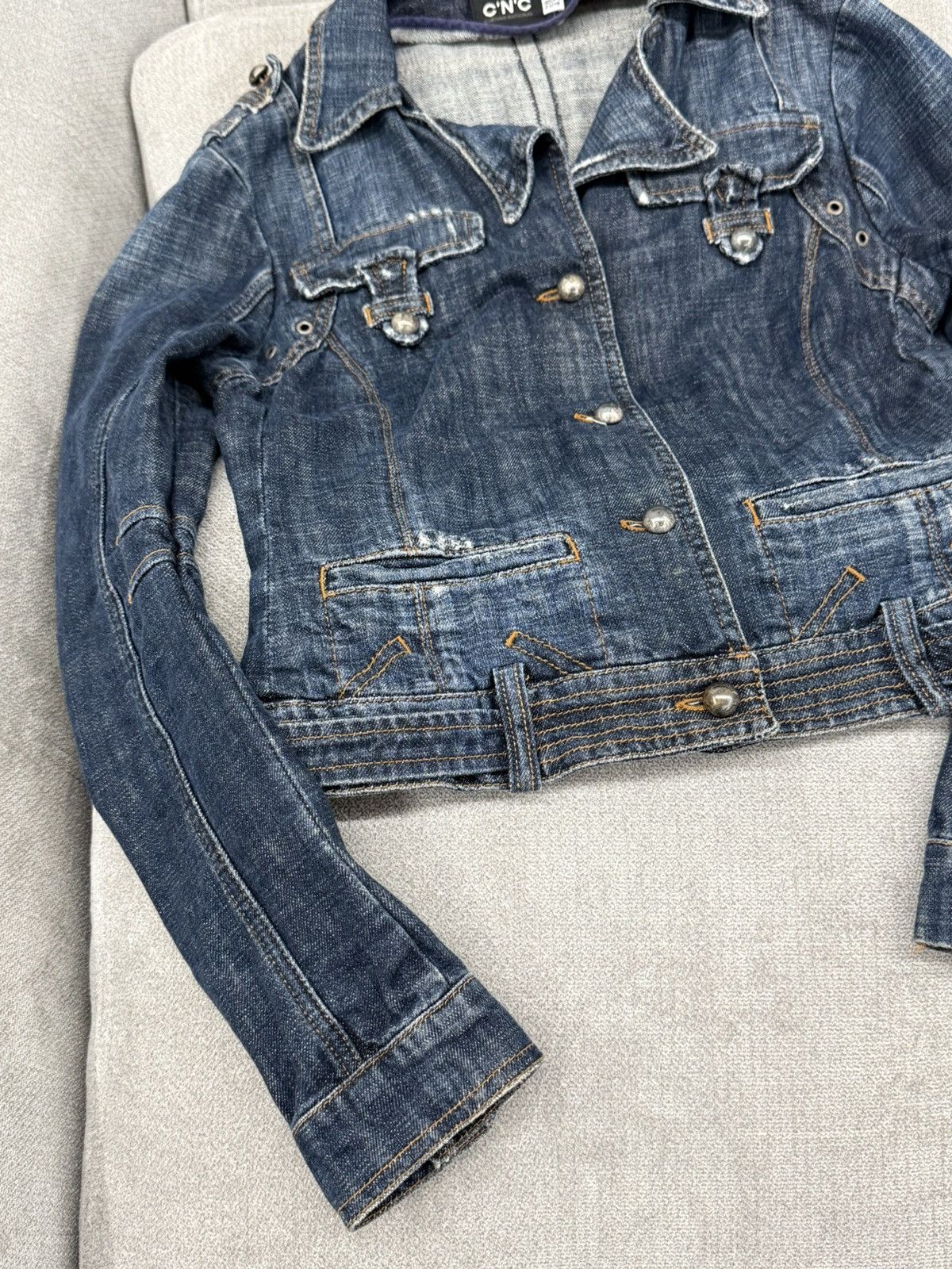 Costume National Archive C’N’C Costume National Vintage Denim Jacket Size M / US 6-8 / IT 42-44 - 9 Thumbnail