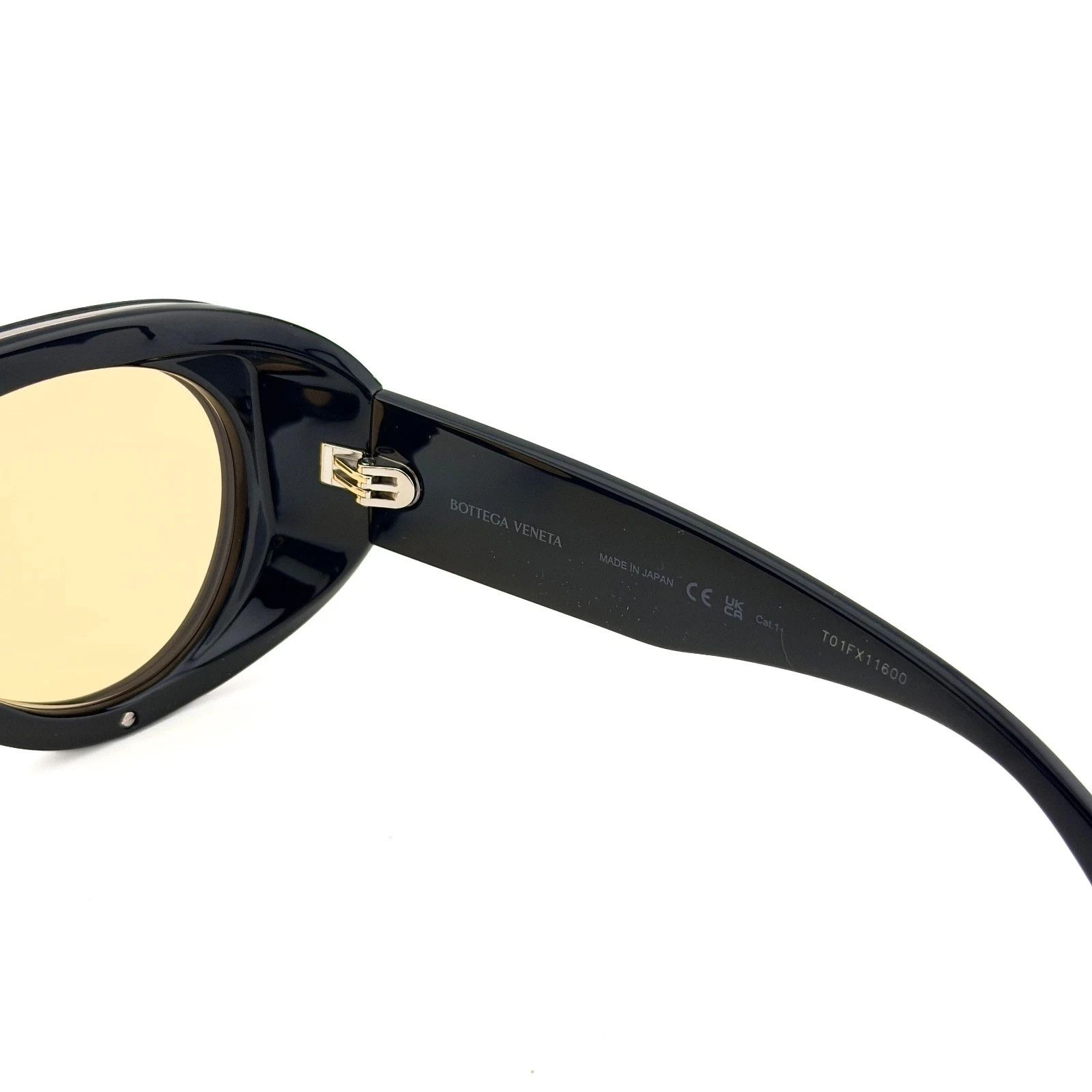 Bottega Veneta BOTTEGA VENETA 1362 BV1362S SCUDO Black Sunglasses 005 Size ONE SIZE - 7 Thumbnail