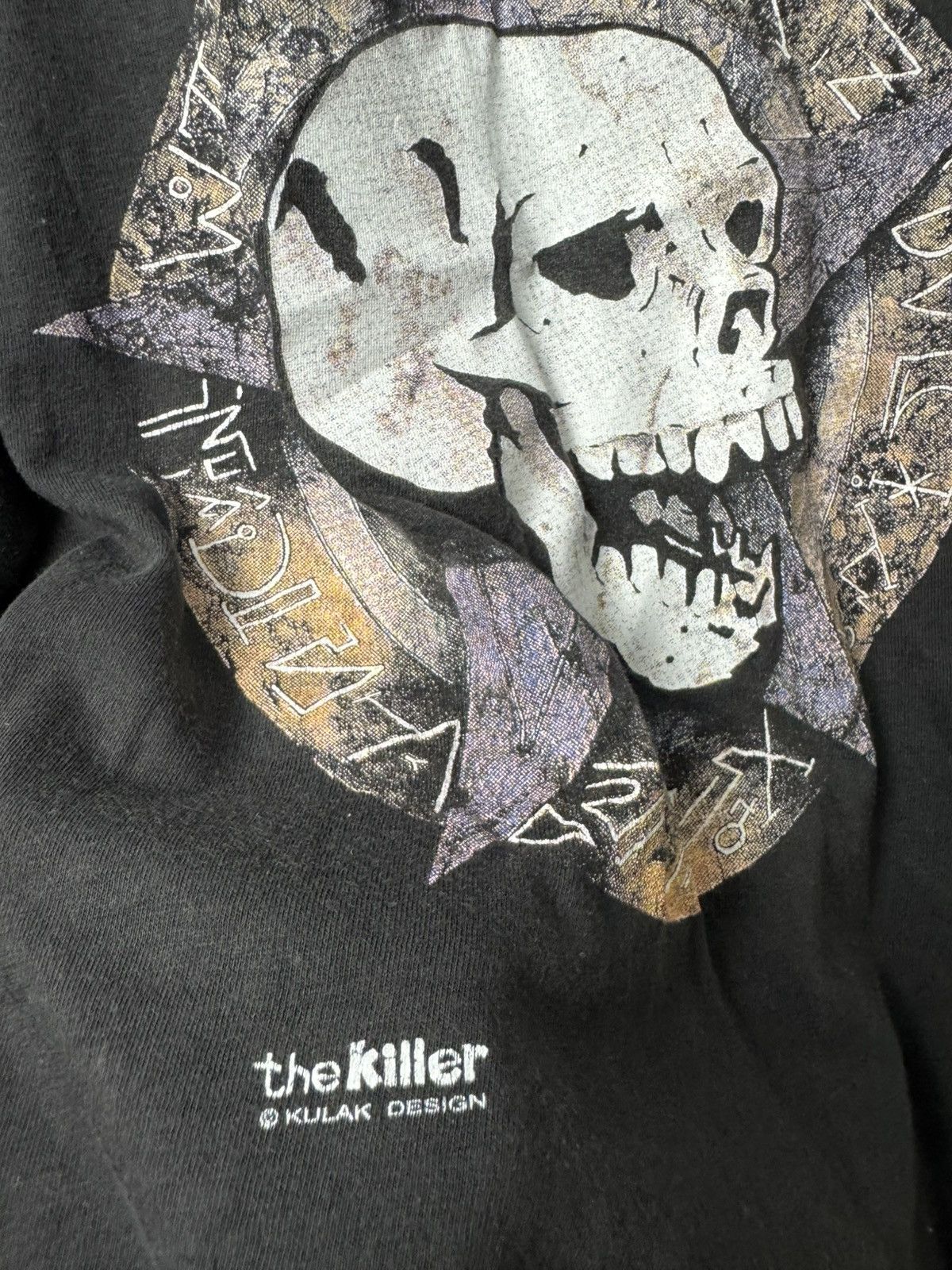 Band Tees vintage 90s Metallica Band Thrash Metal Tee Black Fade Skull Size US L / EU 52-54 / 3 - 2 Thumbnail